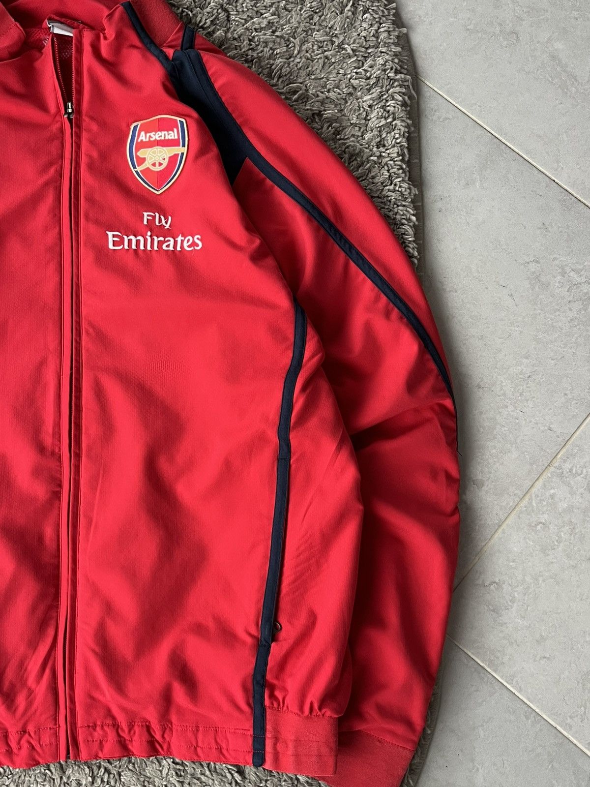Nike Vintage Light Jacket Nike Soccer football team FC.Arsenal Size US L / EU 52-54 / 3 - 3 Thumbnail