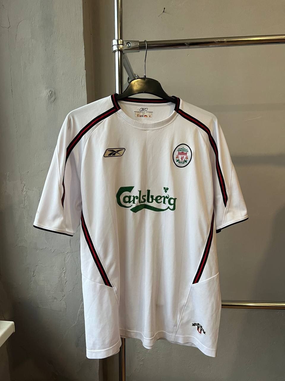 Reebok 2003/04 LIVERPOOL FC AWAY SOCCER JERSEY FOOTBALL SHIRT XXL Size US XXL / EU 58 / 5 - 3 Thumbnail