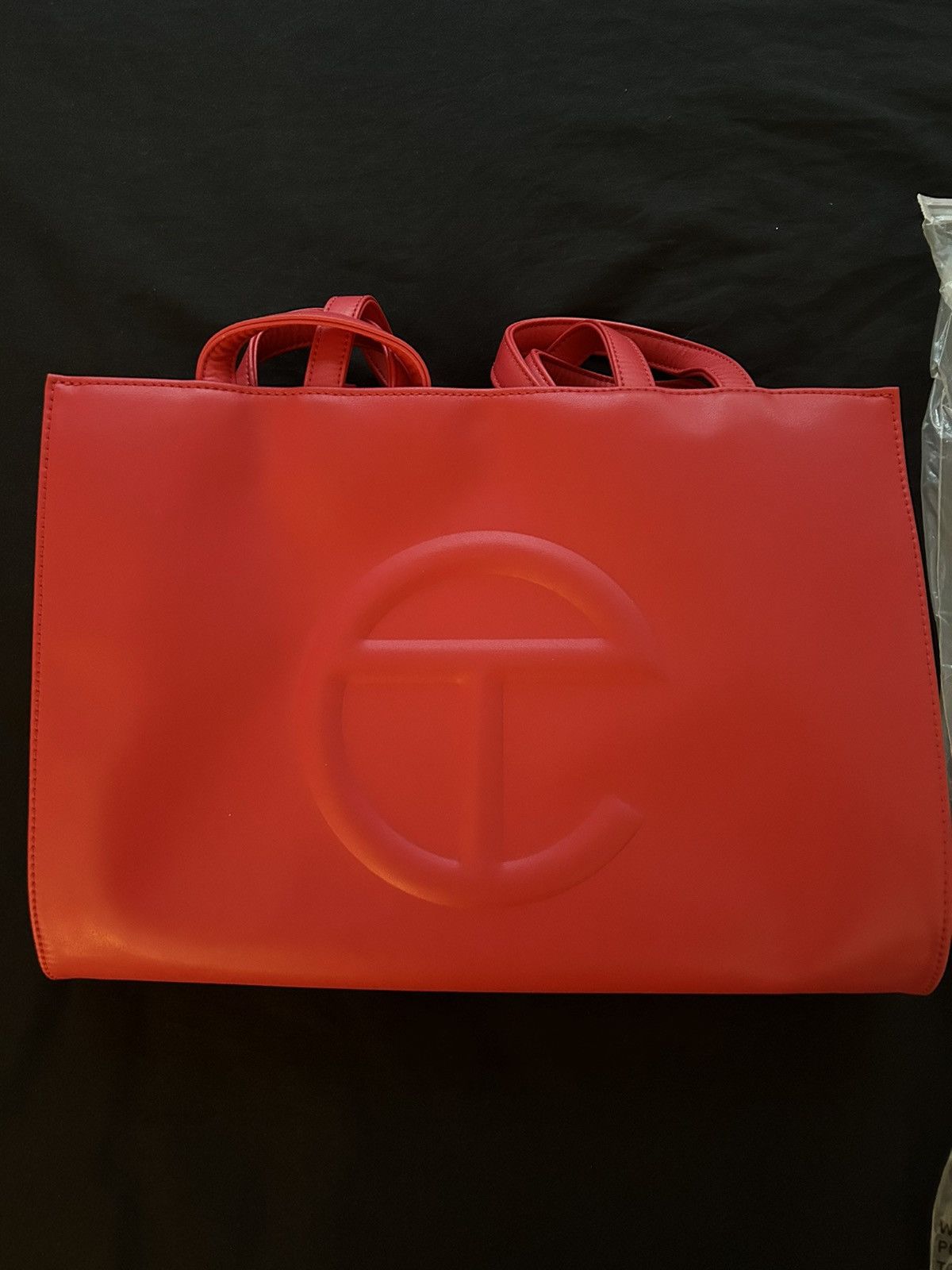 Telfar Telfar Medium Red Shopping Bag Size ONE SIZE - 2 Thumbnail