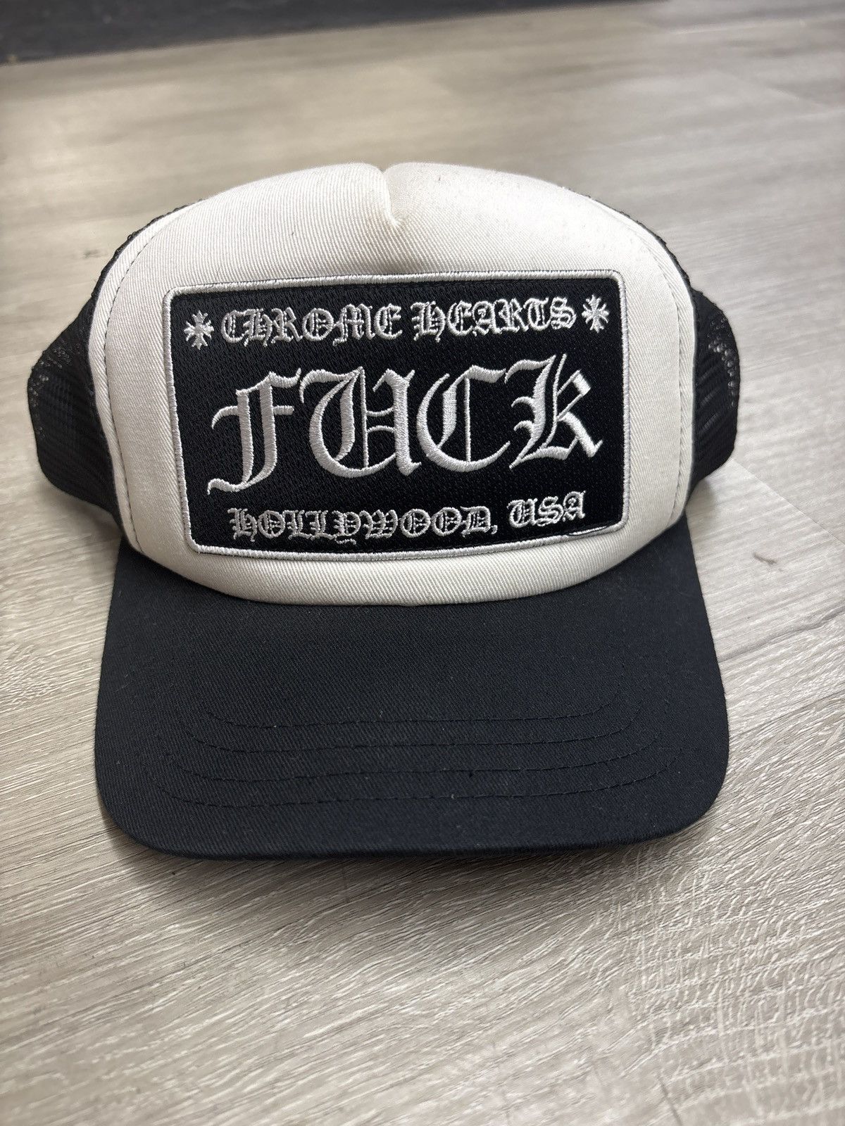 Chrome Hearts Chrome Hearts fuck trucker hat Size ONE SIZE - 1 Thumbnail