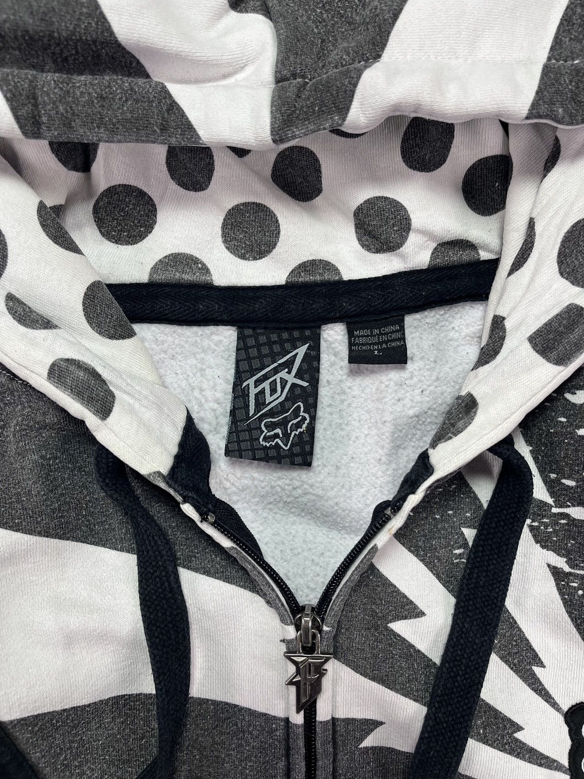 Fox Racing Fox Racing Printed Thunders Zip Hoodie Y2K L Rare Size US L / EU 52-54 / 3 - 9 Thumbnail