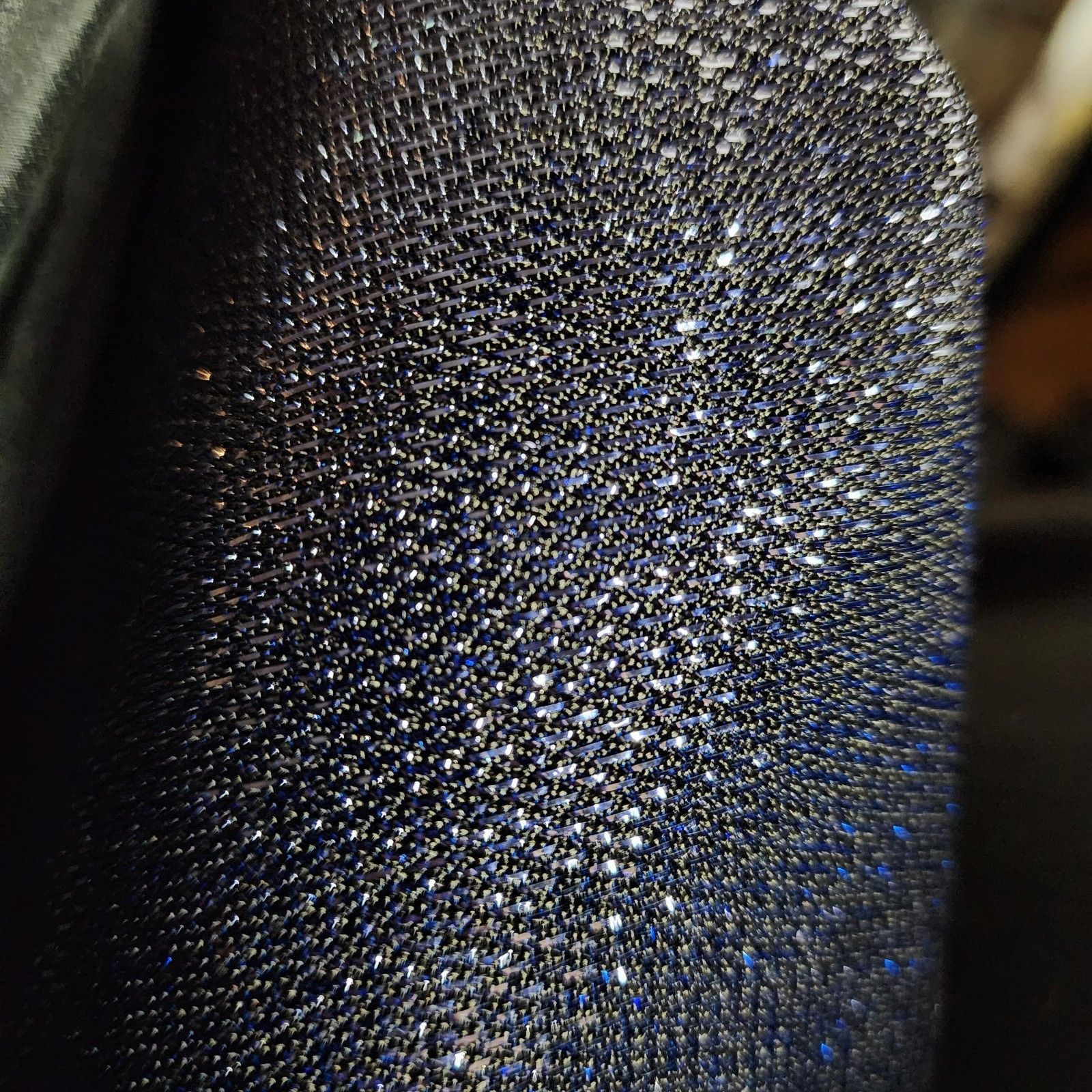 MSGM MSGM Glitter A-Line Dress – Midnight Blue, Size US2 / IT3 Size XS / US 0-2 / IT 36-38 - 8 Thumbnail