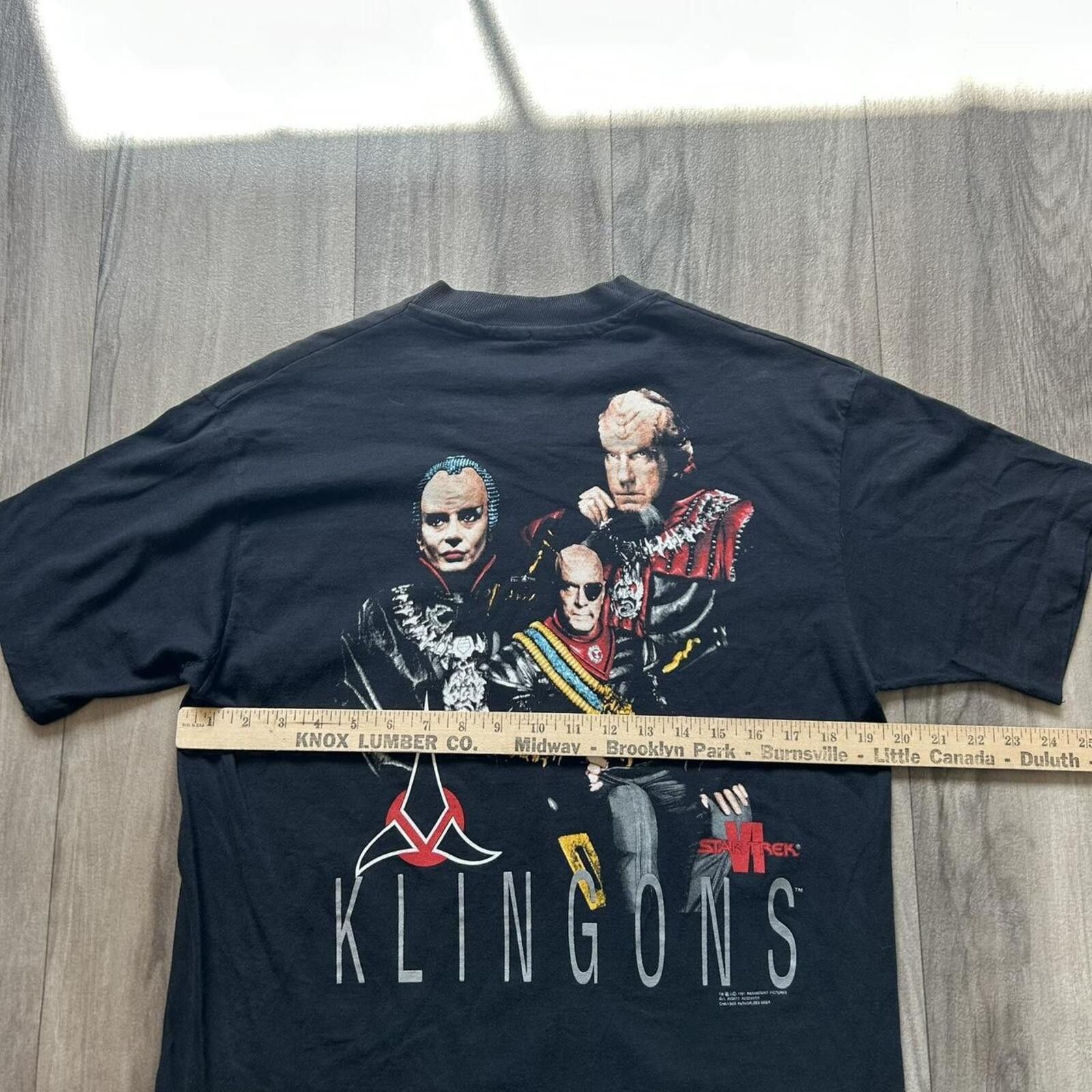 Other Vintage 1991 Startrek t shirt Starfleet Klingons size M Size US M / EU 48-50 / 2 - 6 Thumbnail