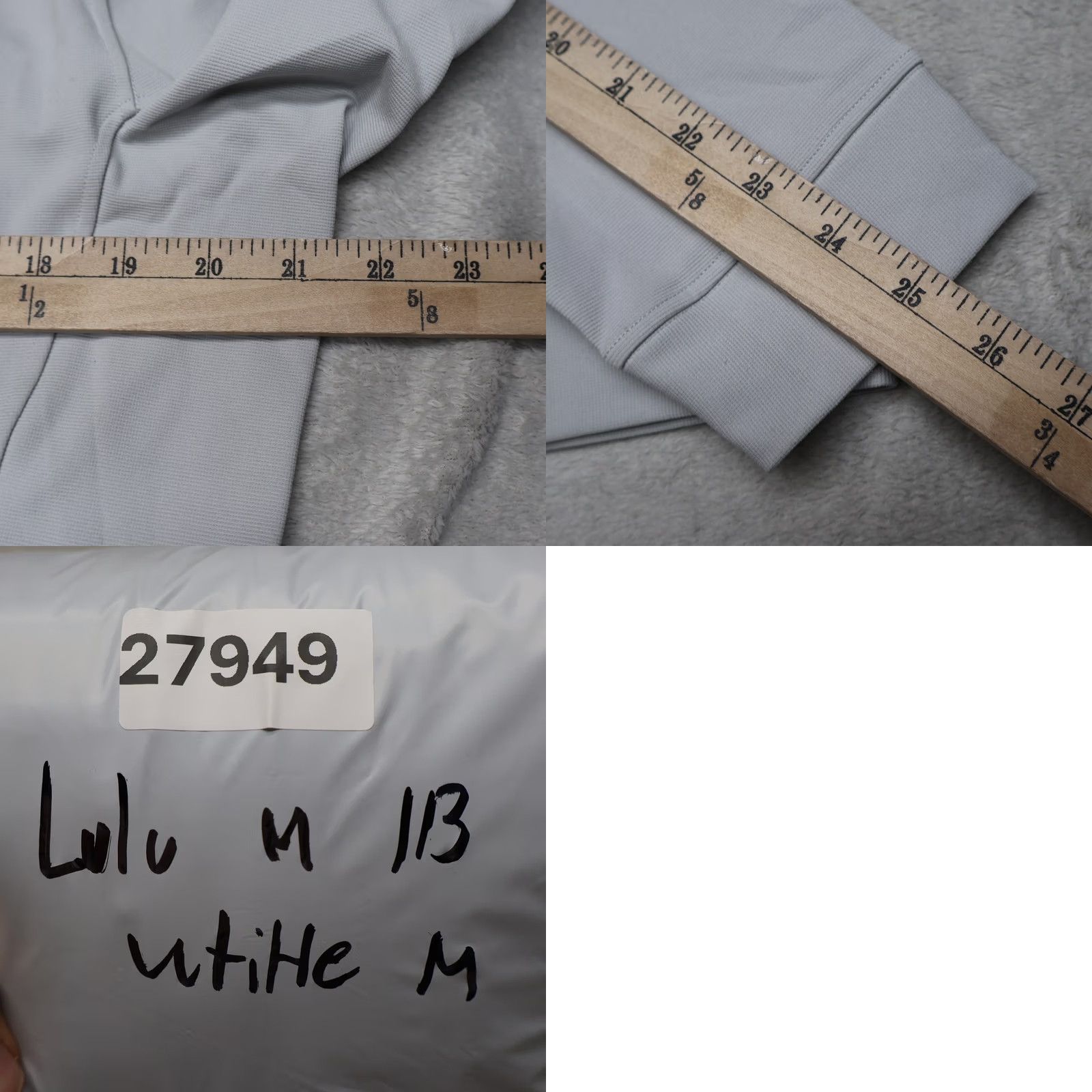 Lululemon Lululemon Jacket Men Large White Full Zip Stretch Performance Track LOGO Size US L / EU 52-54 / 3 - 9 Thumbnail