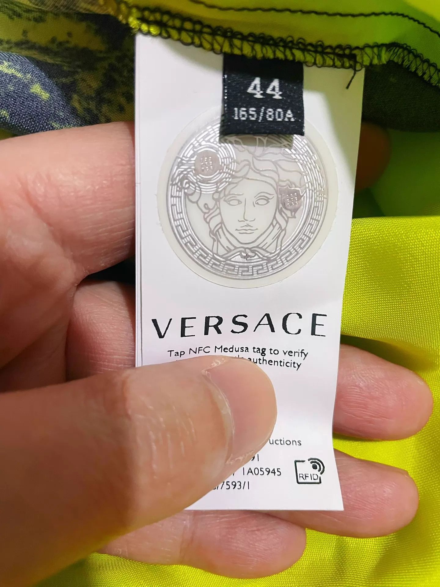 Versace Versace Main Line Anniversary Silk Short Sleeve T-Shirt Size US S / EU 44-46 / 1 - 7 Thumbnail