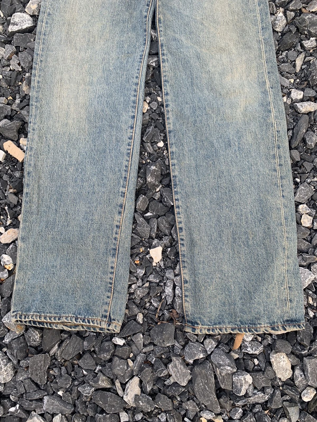Kapital VINTAGE EDWIN 505 SELVEDGE BAGGY JAPANESE DISTRESSED DENIM Size US 29 - 7 Thumbnail
