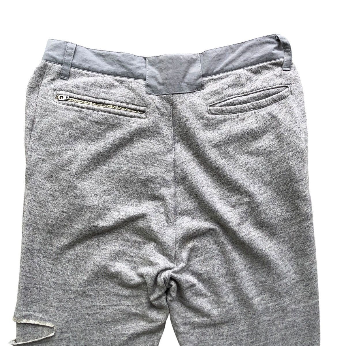Number (N)ine × Undercover Vintage UNDERCOVER heathered with heat cut pocket sweatpant Size US 31 - 6 Thumbnail