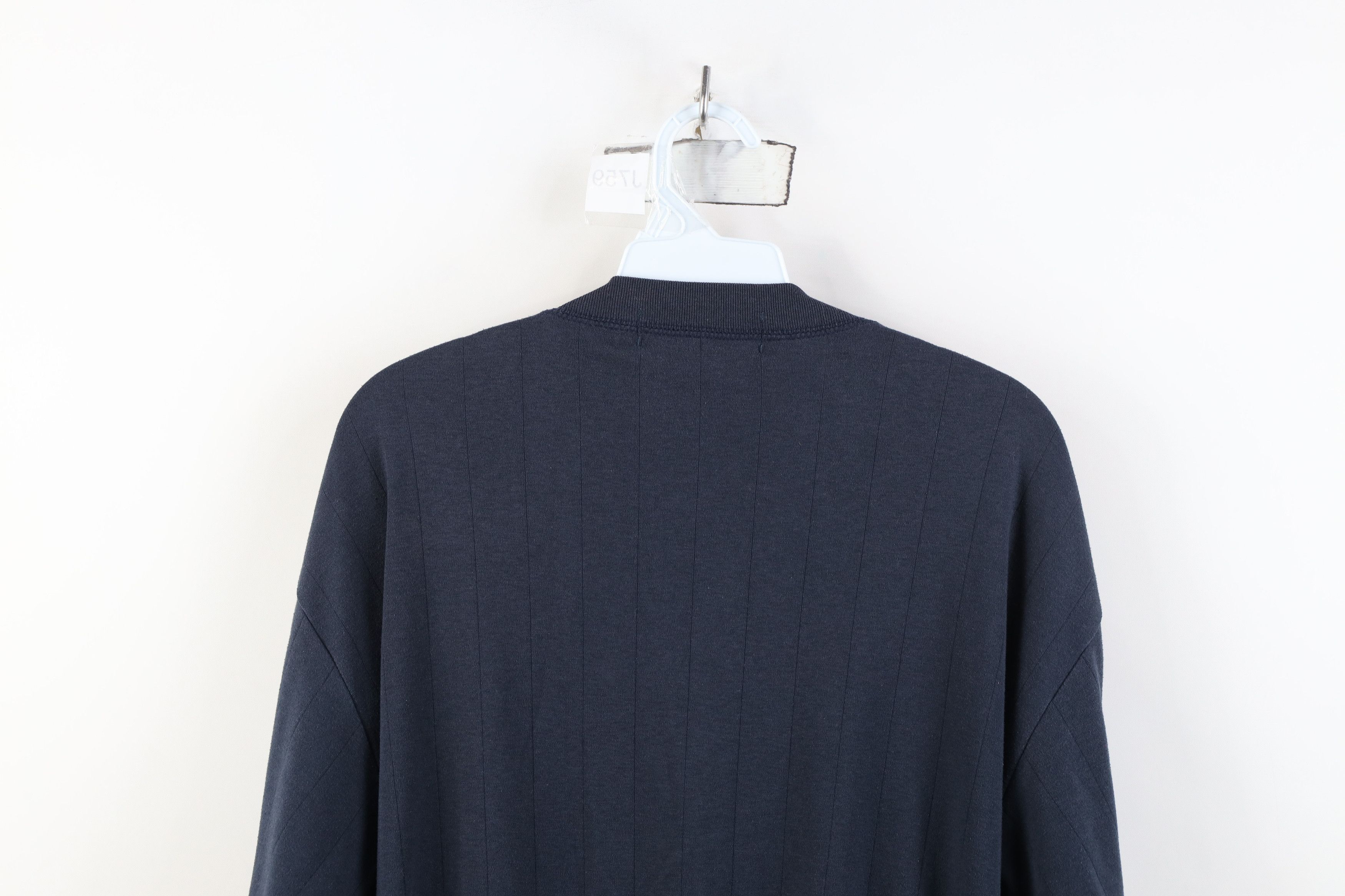 Vintage Vintage 90s Streetwear Knit Long Sleeve Henley T-Shirt Size US L / EU 52-54 / 3 - 11 Thumbnail