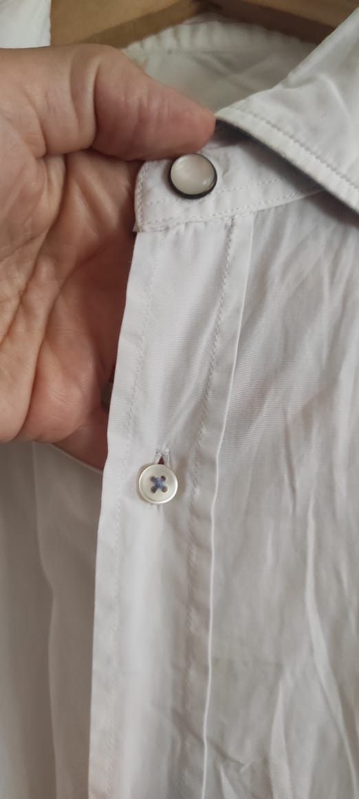 Massimo Dutti MASSIMO DUTTI Mens White Shirt Regular Fit Cotton Excellent Size US XXL / EU 58 / 5 - 10 Thumbnail