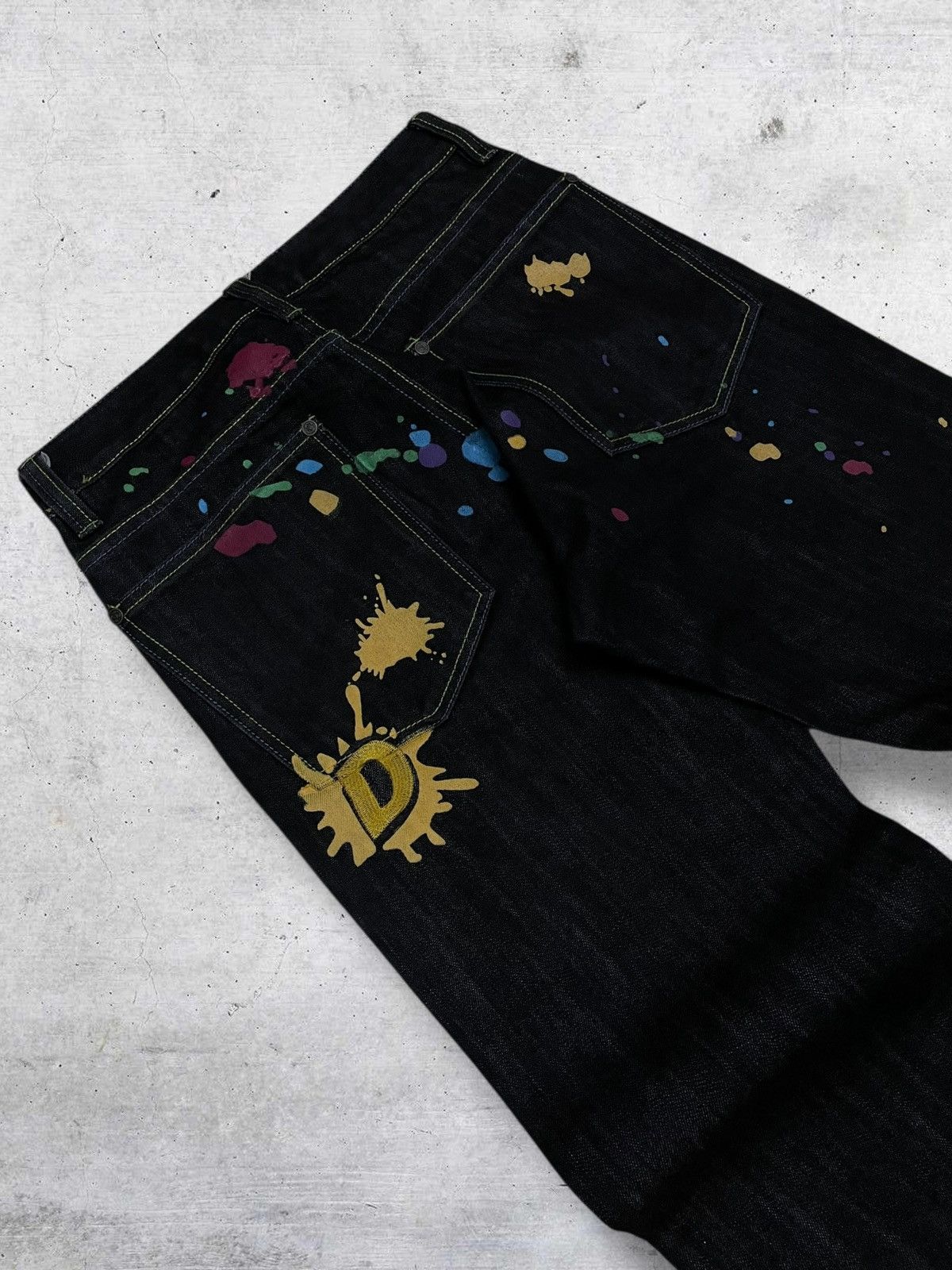 Hysteric Glamour VINTAGE OG JAPAN DOUBLE D STREETWEAR ORIGINAL SPLASH DENIM Size US 28 / EU 44 - 16 Thumbnail