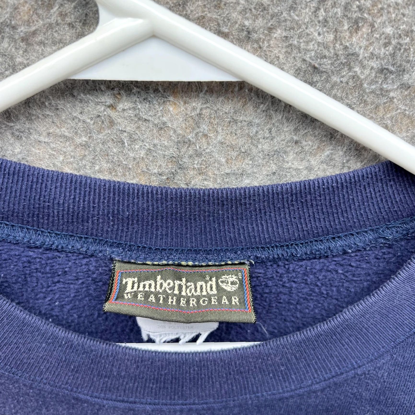 Timberland VINTAGE Timberland Sweater Men Medium Adult Blue Navy Crewneck Pullover Sweatshirt Knit Fleece Logo - Mens Size US M / EU 48-50 / 2 - 6 Thumbnail