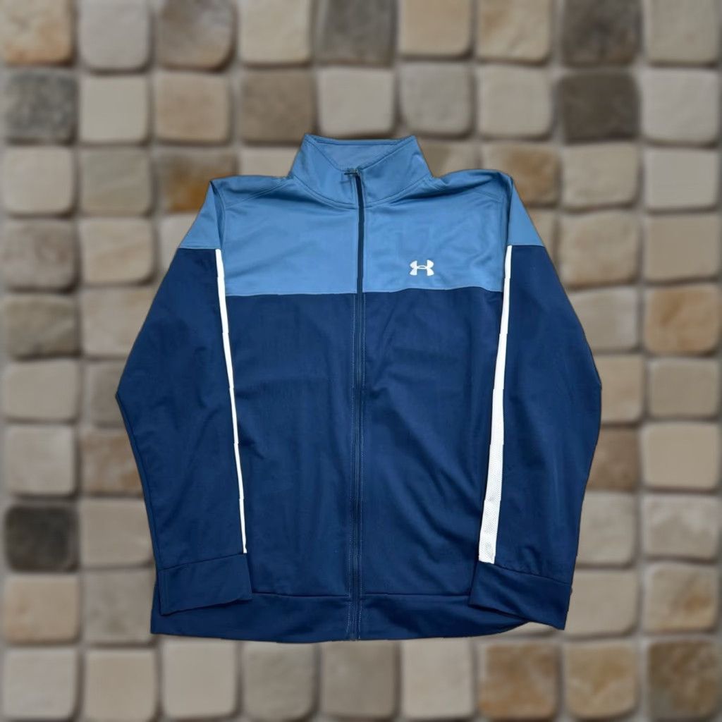 Under Armour Under Armour Sportstyle Track Jacket Men XL Blue Full Zip Mens Size US XL / EU 56 / 4 - 1 Thumbnail