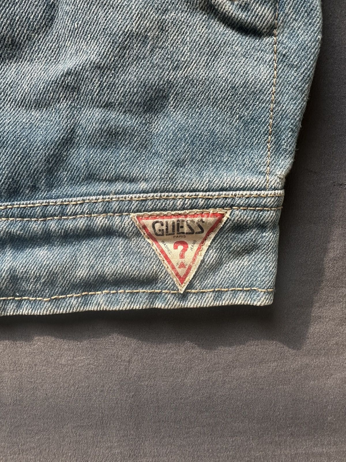 Guess × Vintage Vintage GUESS Denim Vest Size US M / EU 48-50 / 2 - 2 Thumbnail