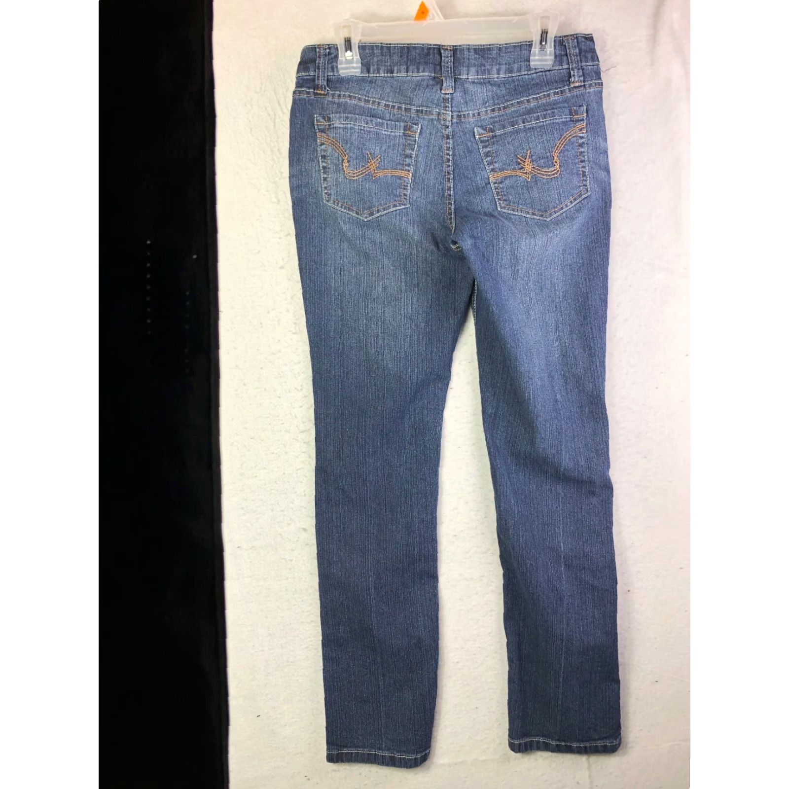 Vintage VINTAGE Jou Jou Jeans Mid Rise Straight Leg Womens Size 8 Dark Wash Blue Denim Jeans Size 30" / US 8 / IT 44 - 7 Thumbnail