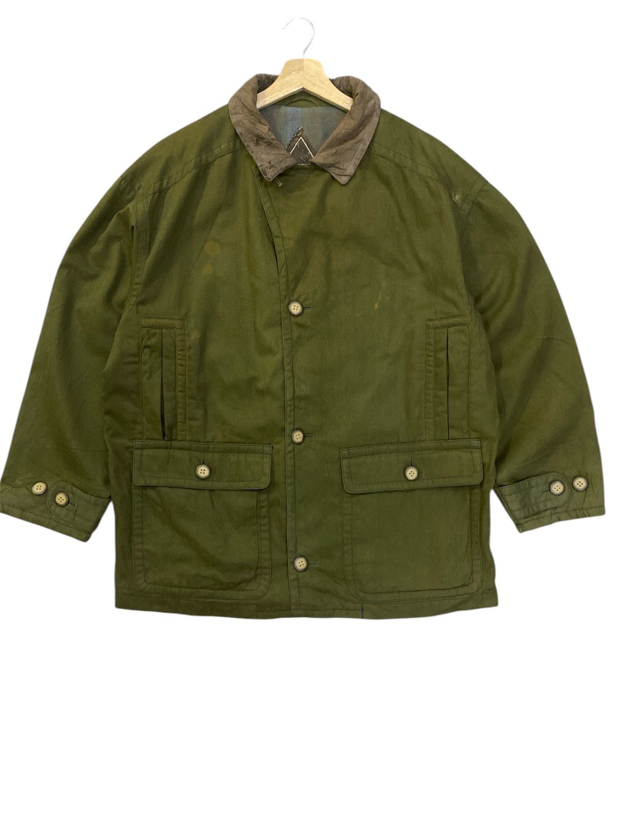 Japanese Brand × Vintage Vintage Japanese Brand Simple Life Herringbone Jacket Size US L / EU 52-54 / 3 - 1 Thumbnail