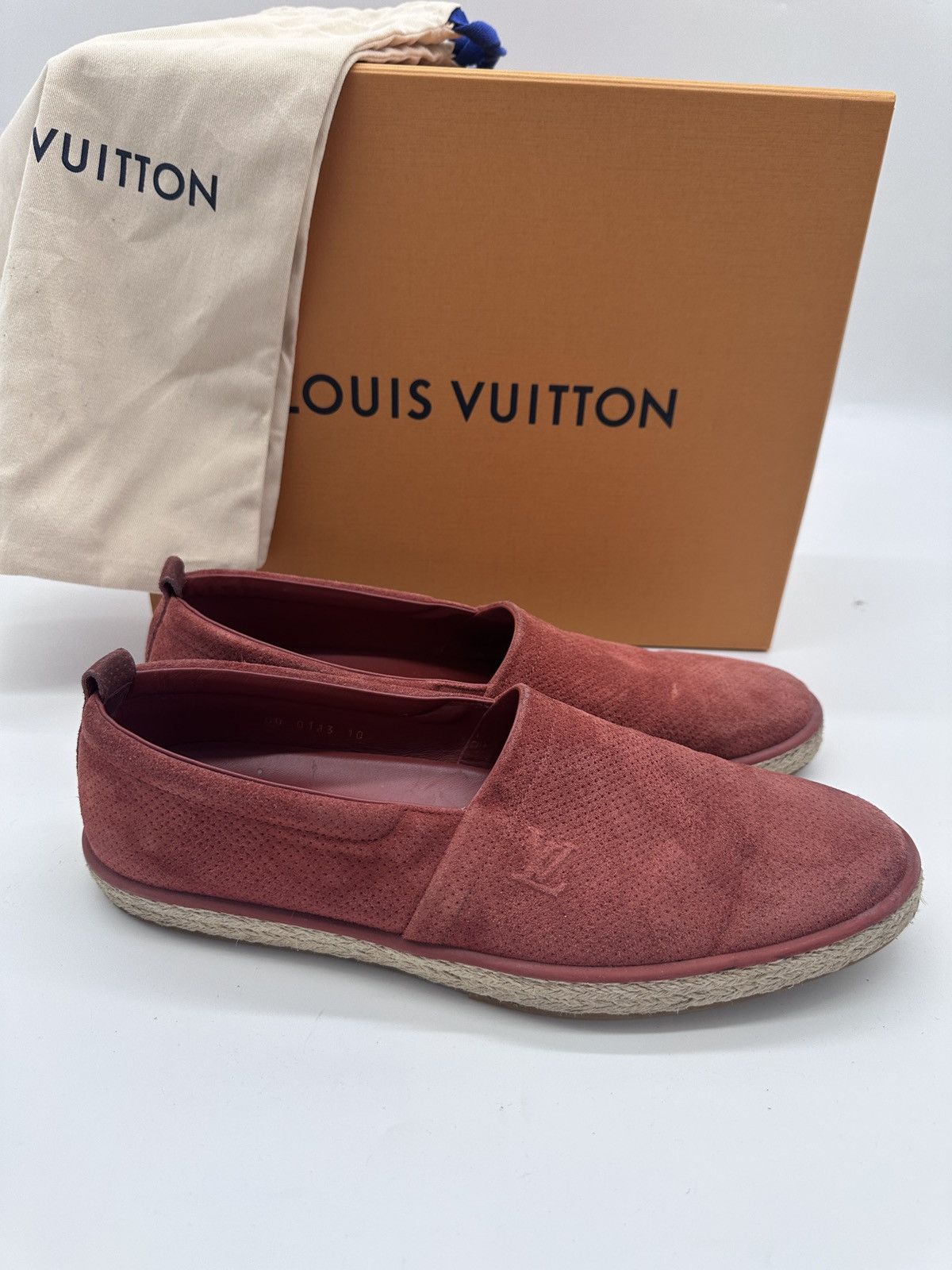 Louis Vuitton Louis Vuitton Espadrille Men’s Orange Size 10 LV 11 US Size US 11 / EU 44 - 4 Thumbnail