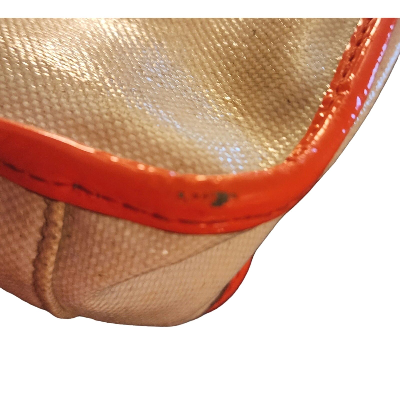 Kate Spade Kate Spade Neon Orange Coated Canvas Flap Crossbody Size ONE SIZE - 8 Thumbnail