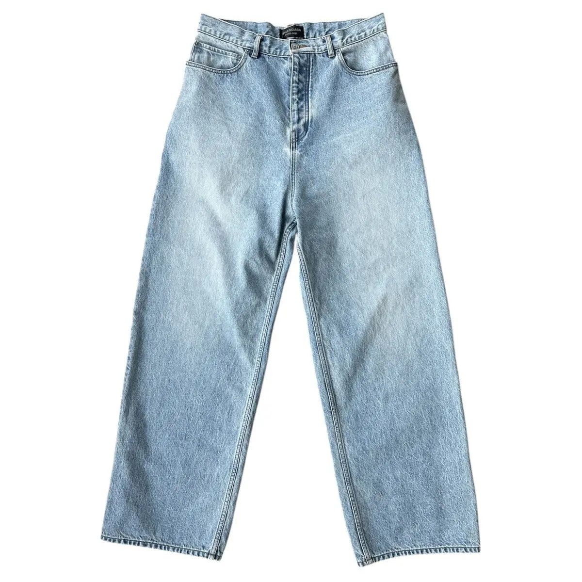 Balenciaga Mud Show Baggy Graffiti Denim Jeans NWT (S) 32-34 | Grailed