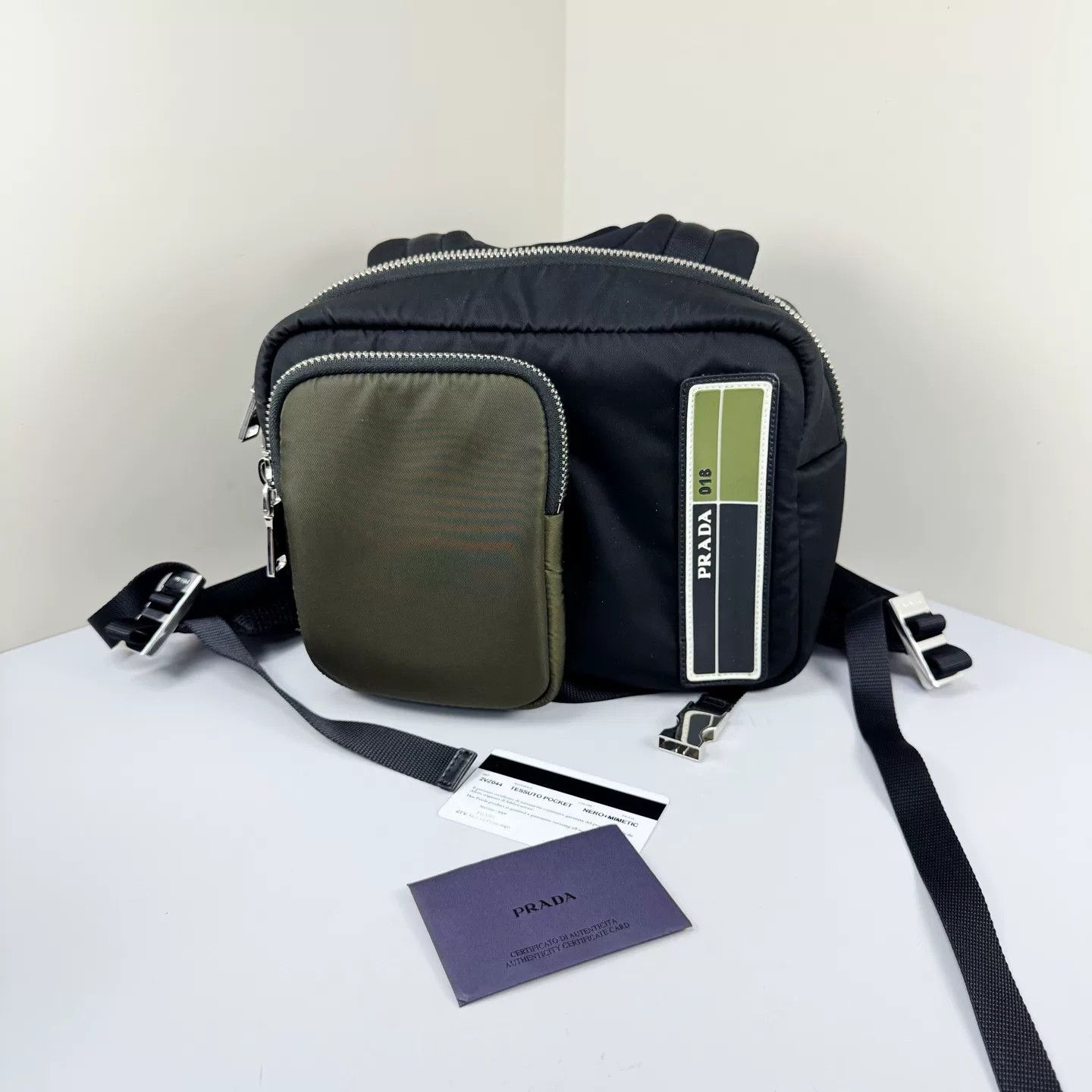 Prada Prada Runway Utility Pocket Backpack Size ONE SIZE - 1 Thumbnail
