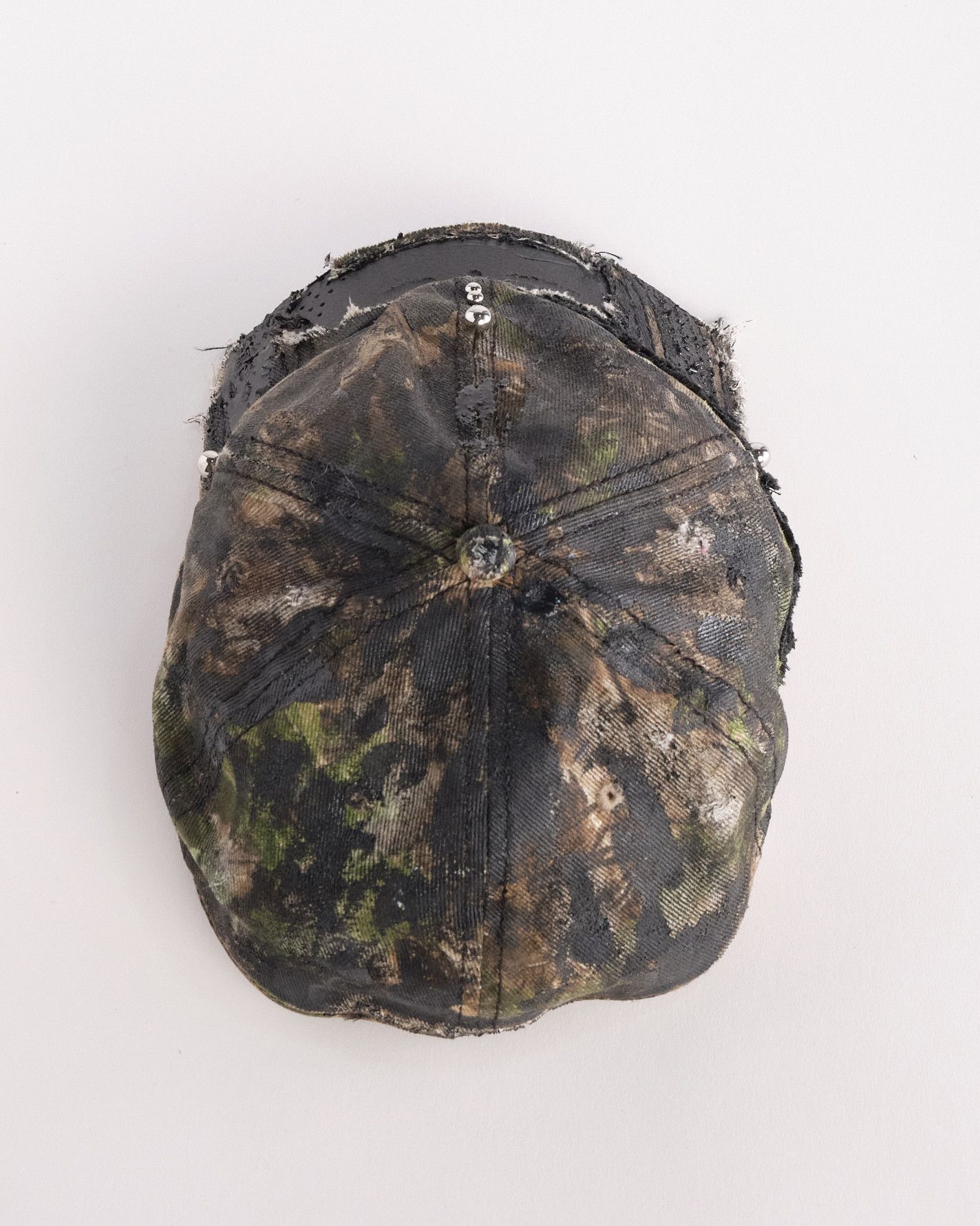 Realtree ASTROBOI* 'Real Tree' Green Camouflage .5 Visor Pierced Hat Size ONE SIZE - 6 Thumbnail