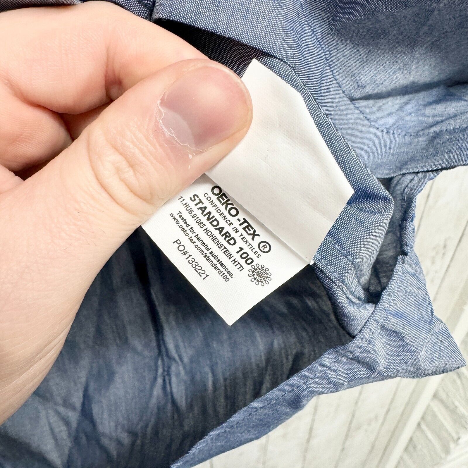 Van Heusen VAN HEUSEN Button Up Size S 4-6 Blue Long Sleeve Cotton Size S / US 4 / IT 40 - 4 Thumbnail