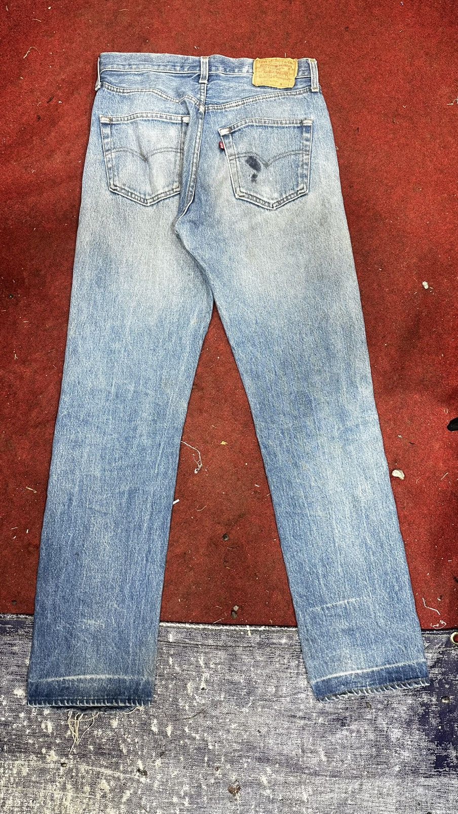 Levi's Vintage Levis 501 Distressed Faded Jeans Size US 31 - 2 Thumbnail