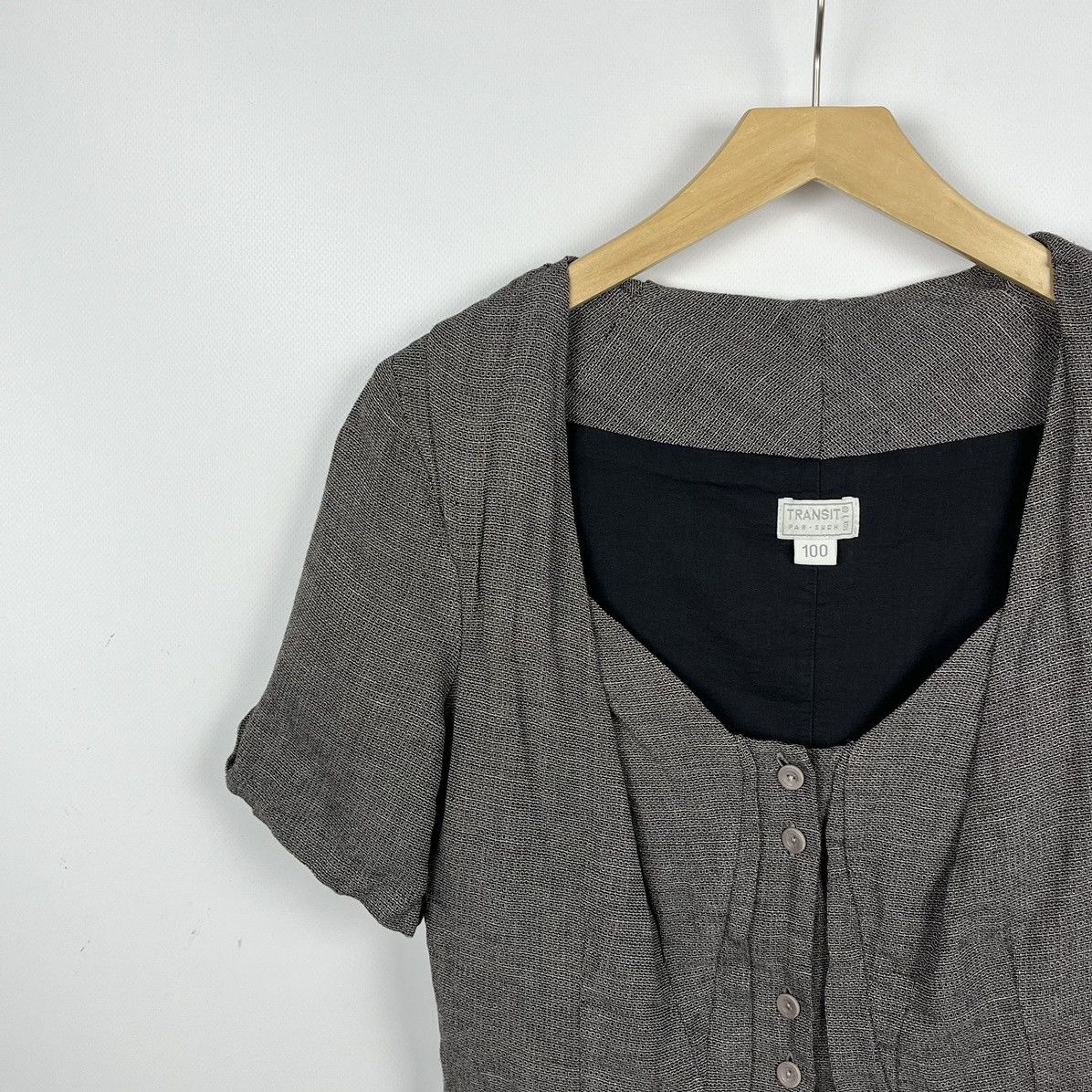 Transit Avant-Garde Transit Par-Such viscose/linen blazer jacket Size S / US 4 / IT 40 - 5 Thumbnail