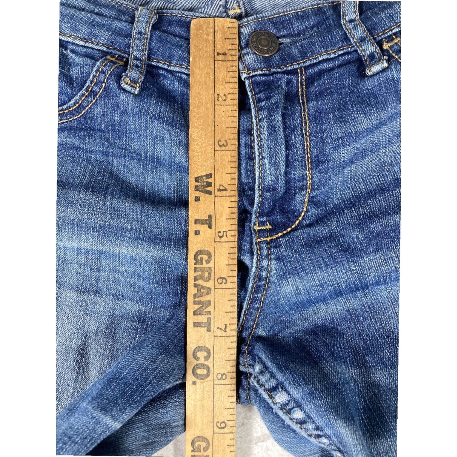 Abercrombie & Fitch Abercrombie Fitch Womens Skinny Jeans 4R Medium Wash Blue Size 32" / US 10 / IT 46 - 4 Thumbnail