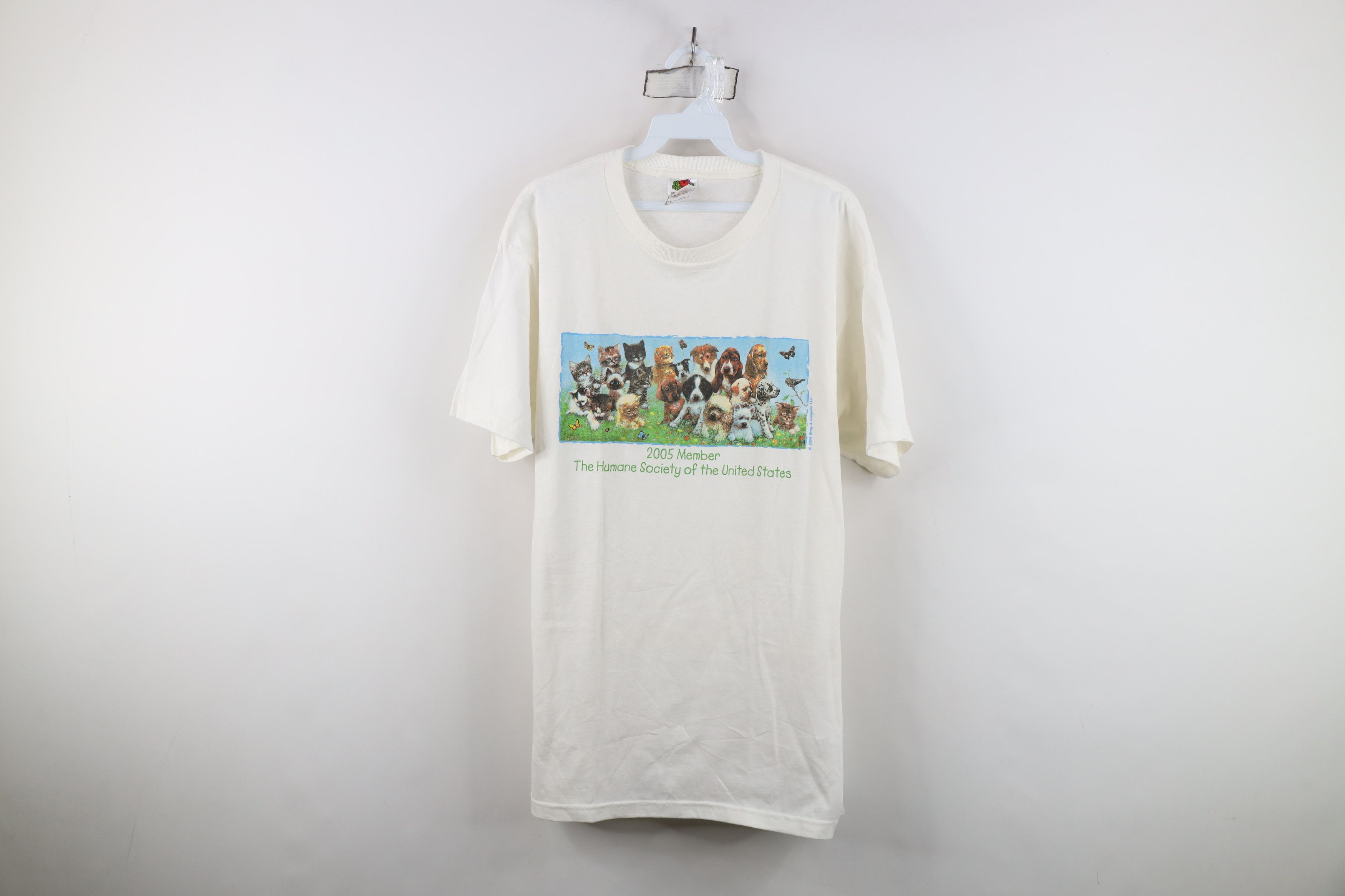 Vintage Vintage Y2K 2005 Society of the United States Dog T-Shirt Size L / US 10 / IT 46 - 1 Thumbnail