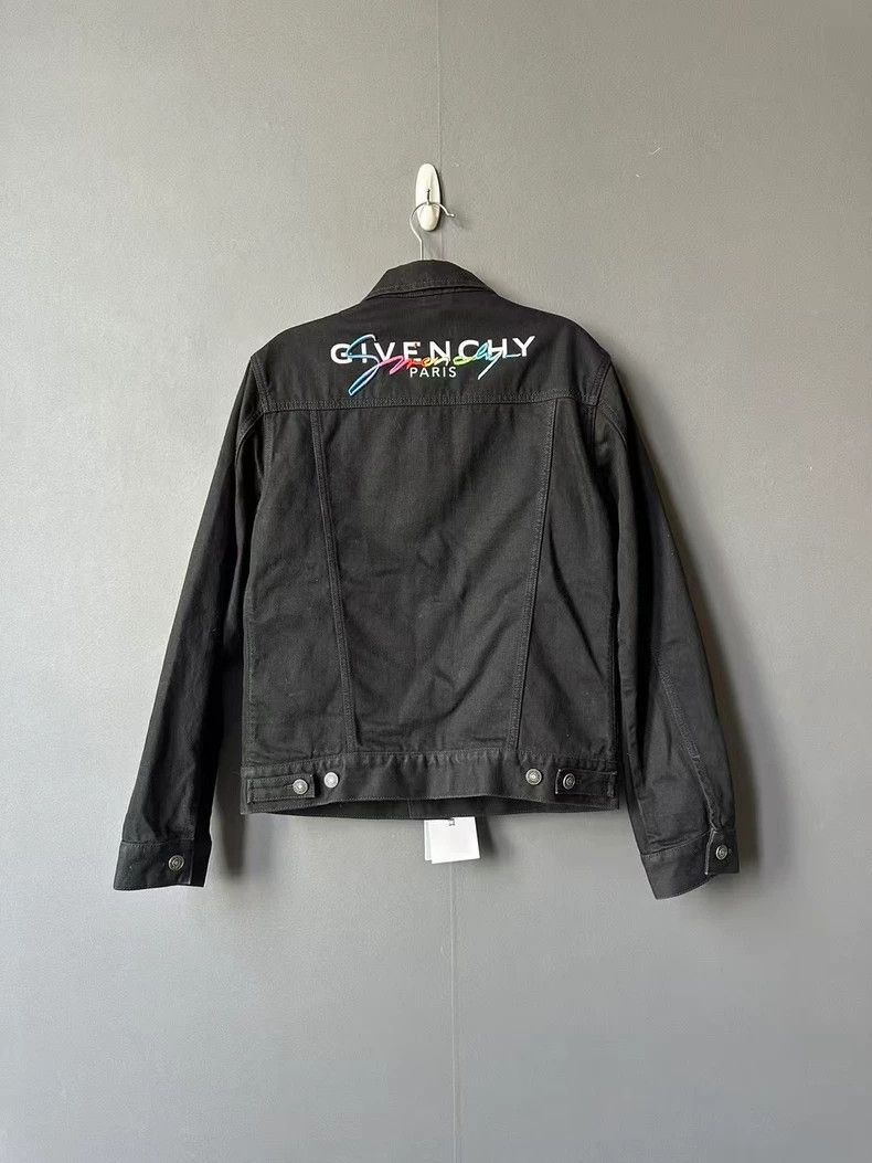 Givenchy Givenchy Rainbow Embroidered Denim Jacket Size US S / EU 44-46 / 1 - 2 Thumbnail