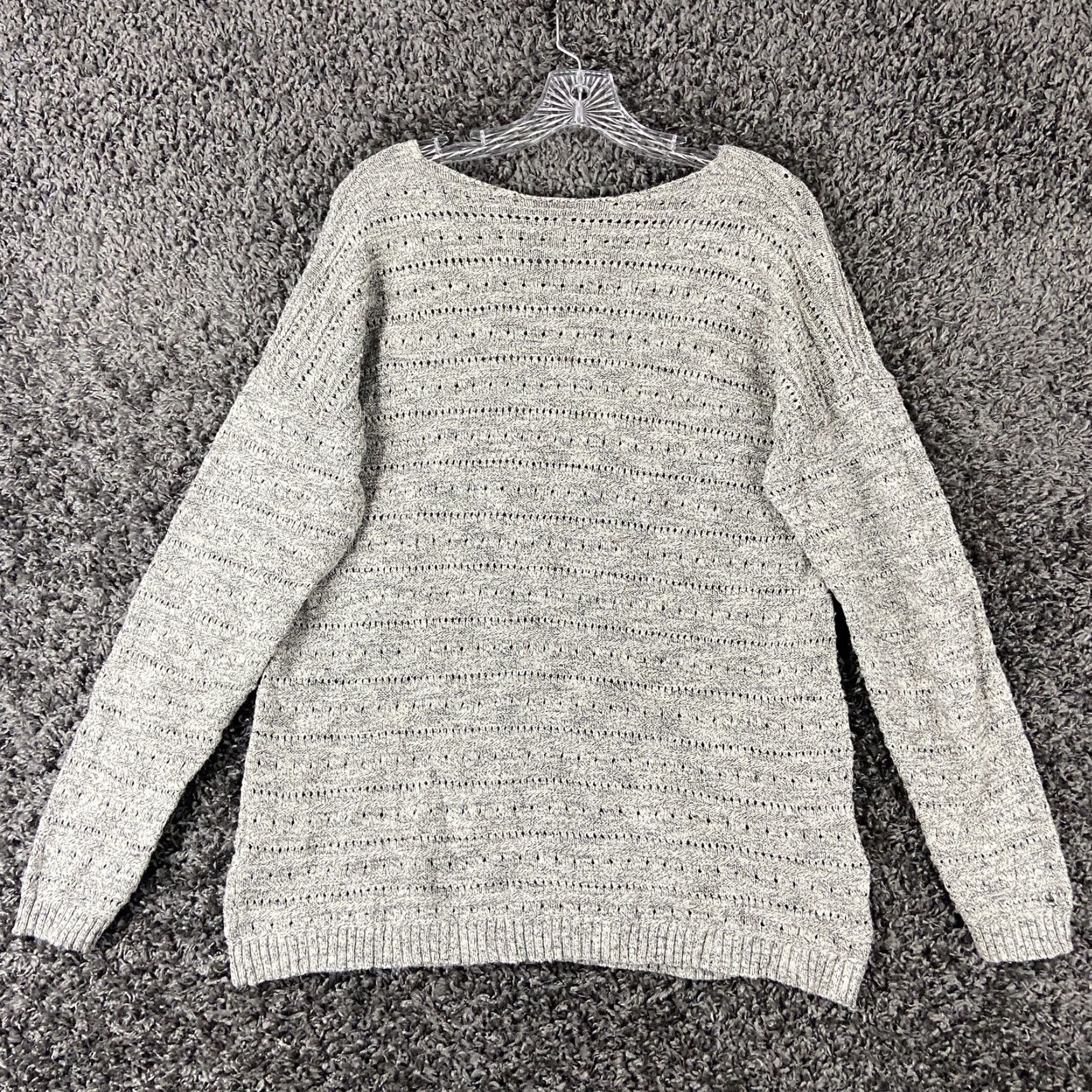 Vintage VINTAGE? Wait: The item is not vintage. So: Leo & Nicole Knit Sweater Women's L Gray Pullover Knit Sweater L Womens Gray Leo & Nicole Size L / US 10 / IT 46 - 6 Thumbnail