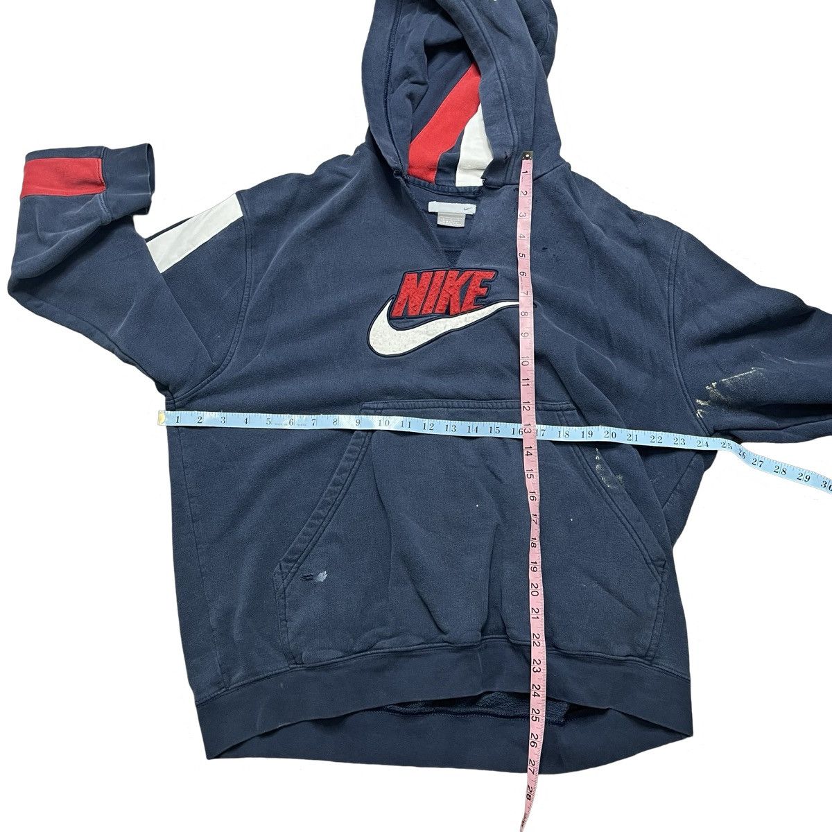 Nike × Vintage vintage y2k thrashed nike hoodie Size US XL / EU 56 / 4 - 6 Thumbnail