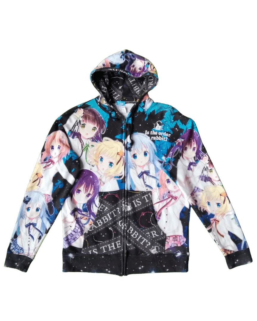 Anime Gochiusa Is the Order a Rabbit? AOP Cospa Anime Hoodie Size US L / EU 52-54 / 3 - 1 Thumbnail