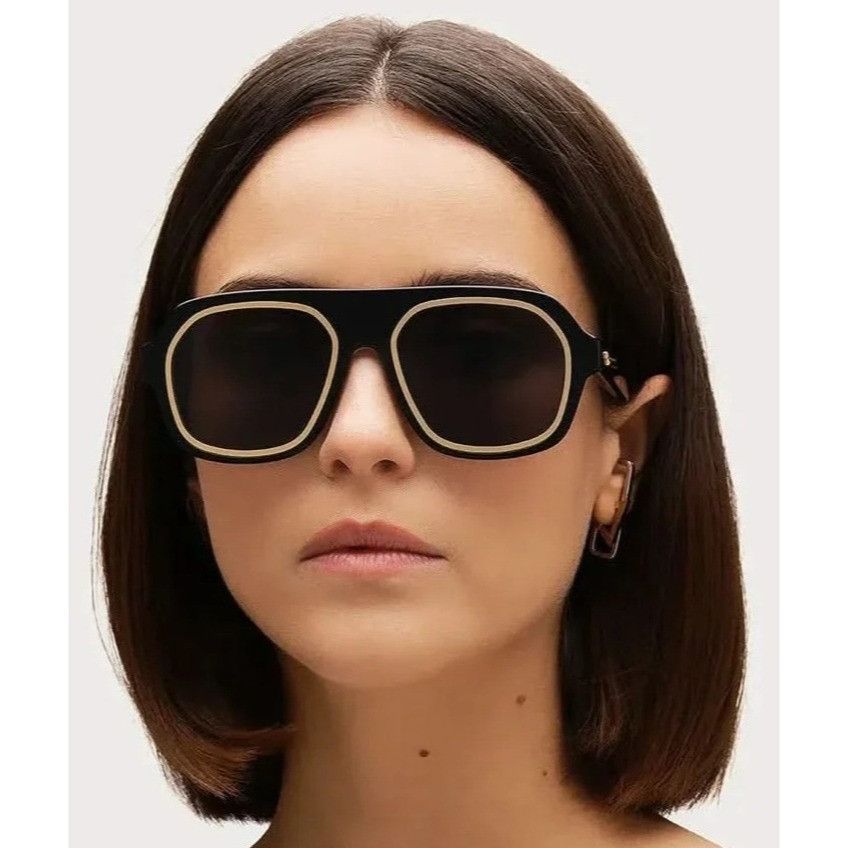 Bottega Veneta NEW BOTTEGA VENETA SUNGLASSES BV1217S 001 WOMEN BLACK Size ONE SIZE - 2 Thumbnail