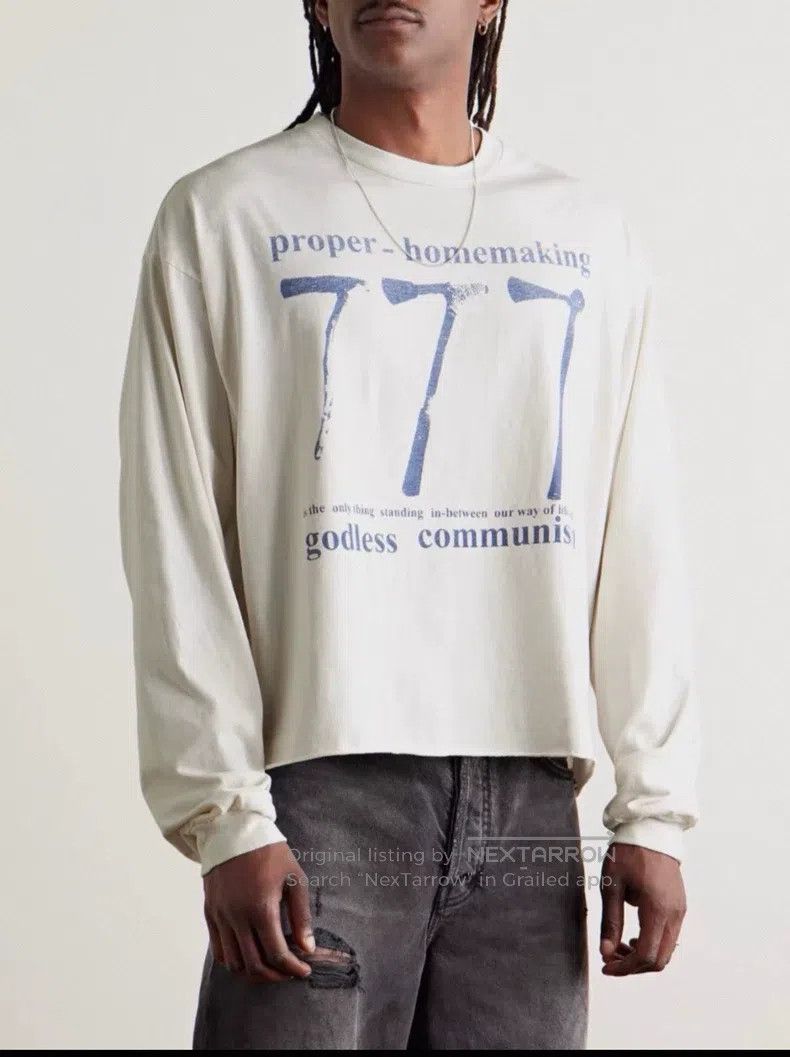 Enfants Riches Deprimes Enfants Riches Deprimes White Number Long Sleeve Size US XL / EU 56 / 4 - 6 Thumbnail
