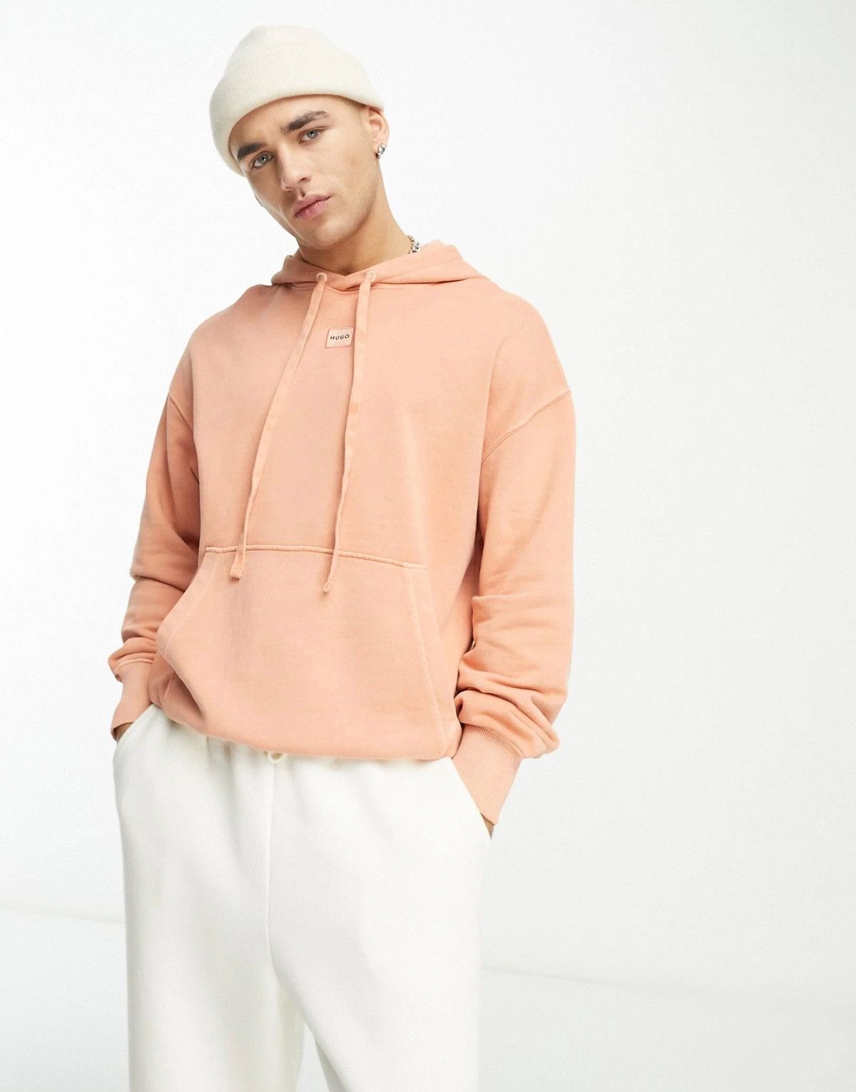 Hugo Boss Hugo Boss Darez Hoodie Men Garment Dyed Cotton size XL Size US XL / EU 56 / 4 - 3 Thumbnail