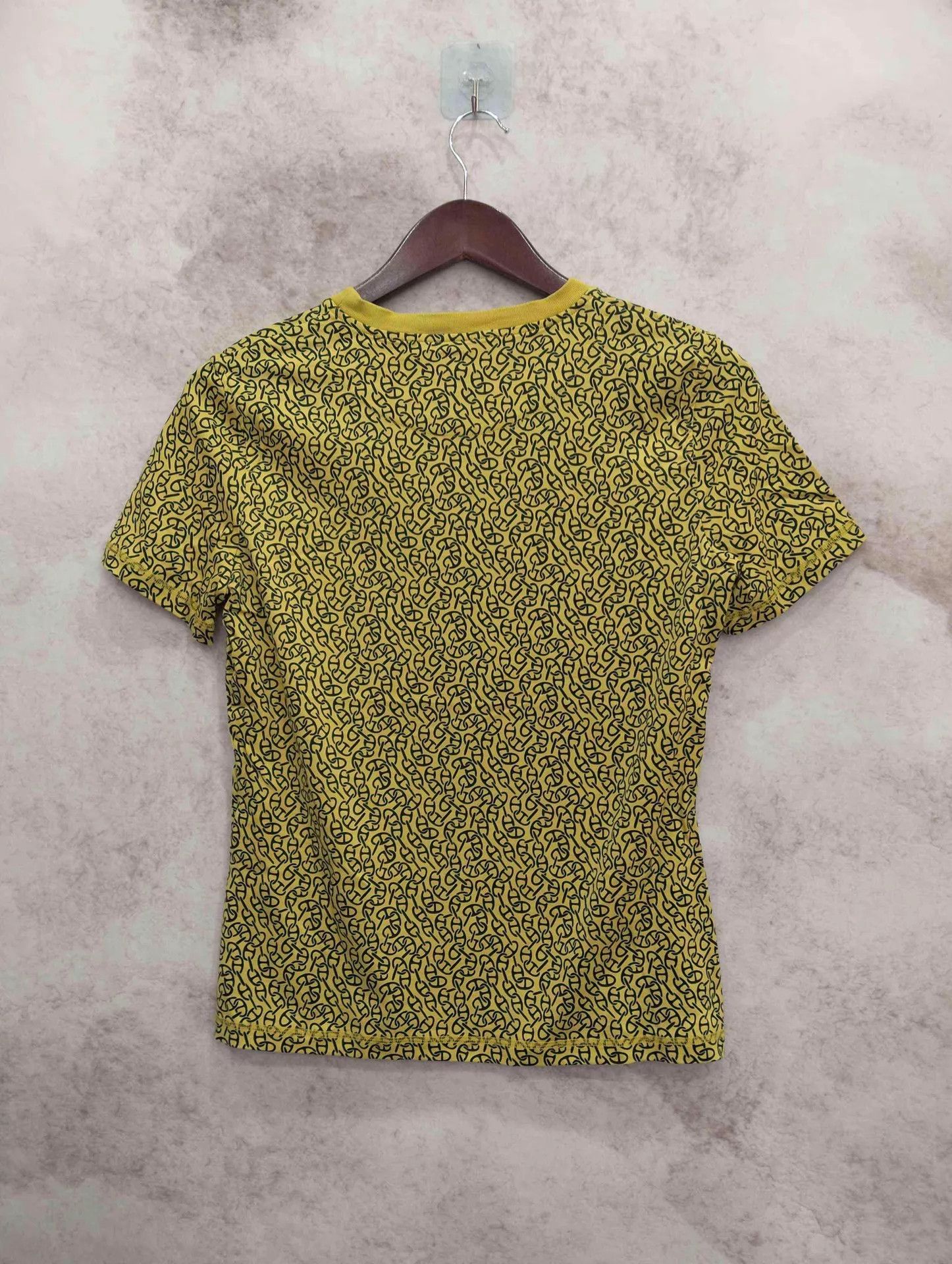 Hermes Hermes yellow allover print short-sleeve T-shirt 40 Size M / US 6-8 / IT 42-44 - 2 Thumbnail
