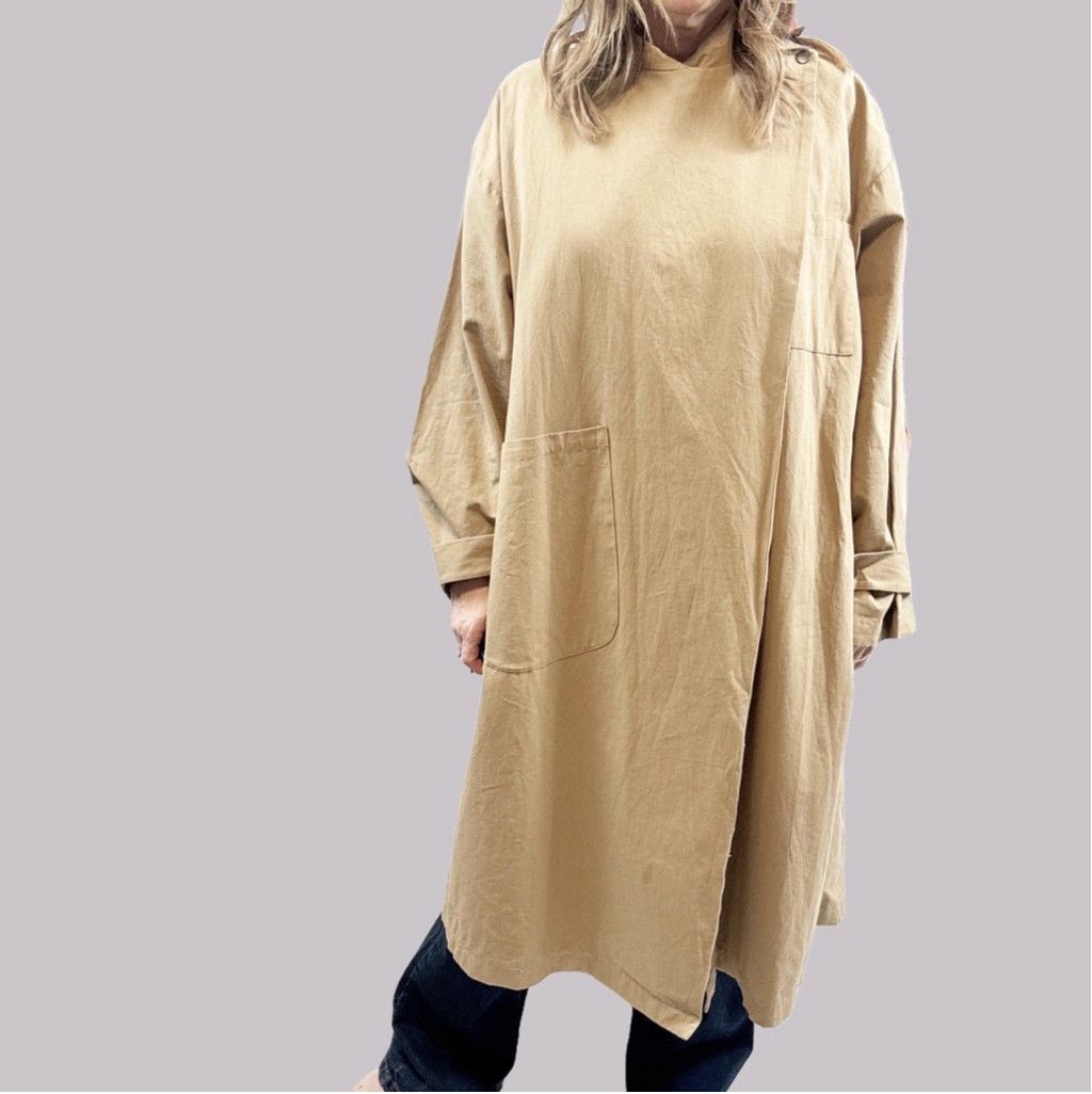 The Unbranded Brand NWOT POL Cotton Trench Coat – Designer Inspired Size M / US 6-8 / IT 42-44 - 3 Thumbnail