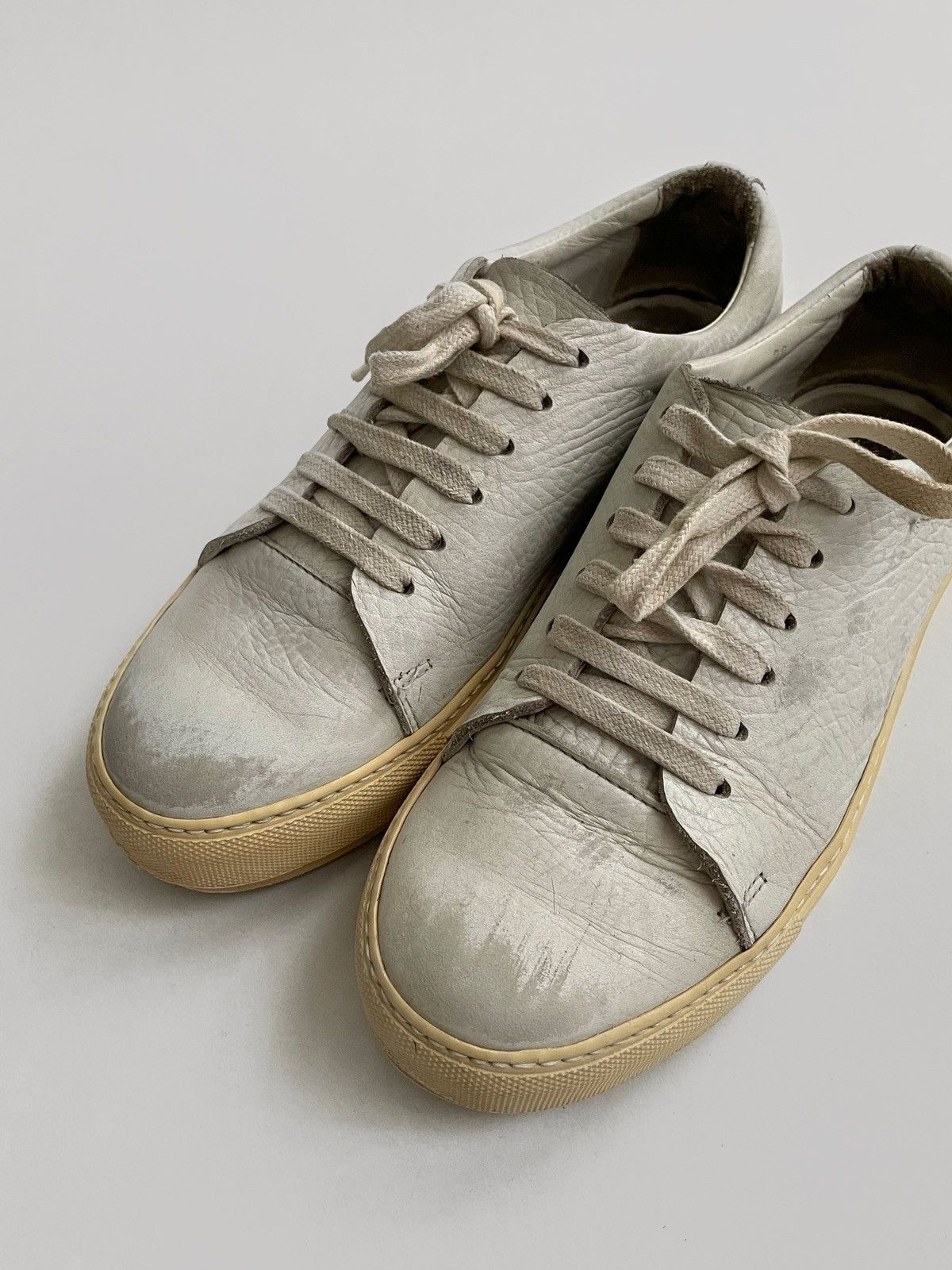 Acne Studios Acne Studios leather platform distressed shoes Size US 8 / IT 38 - 3 Thumbnail