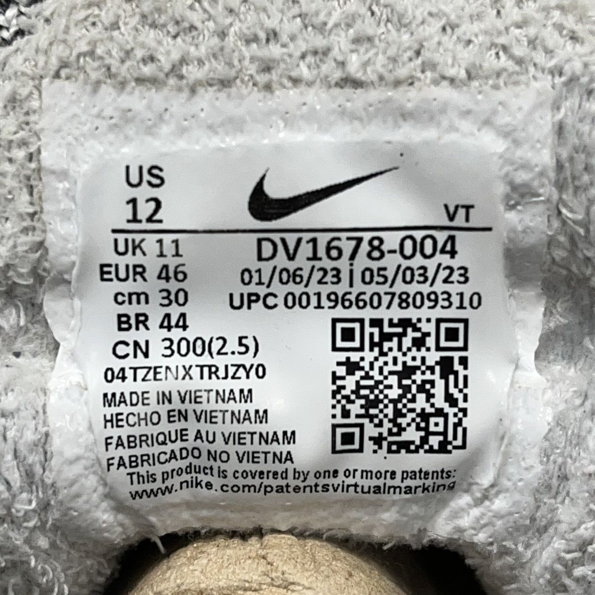 Nike Nike Air VaporMax 2023 Flyknit Pure Platinum Anthracite Size US 12 / EU 45 - 14 Thumbnail