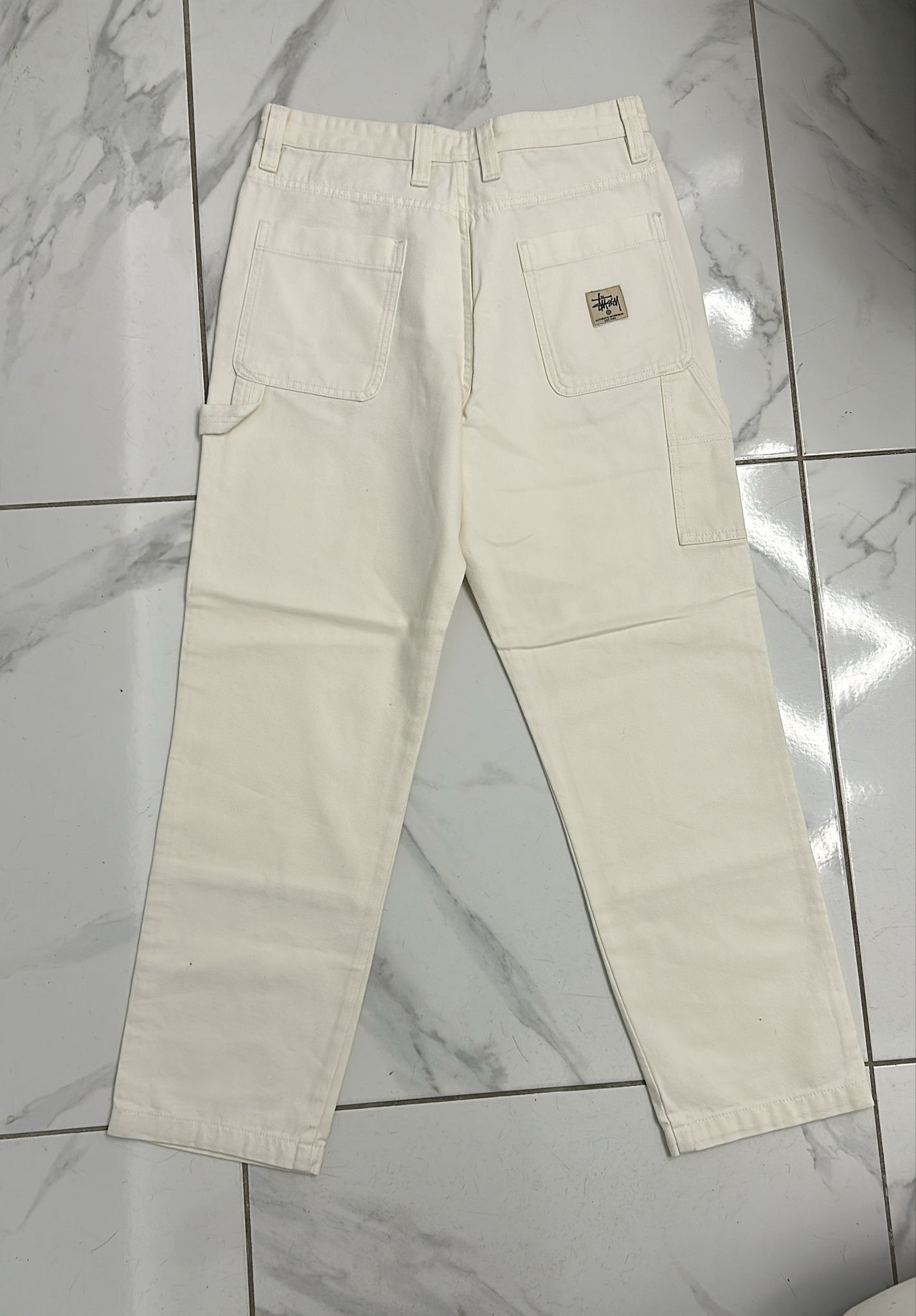 Stussy Stussy Double Knee Work Pant in Bone Size 31 Size US 31 - 2 Thumbnail