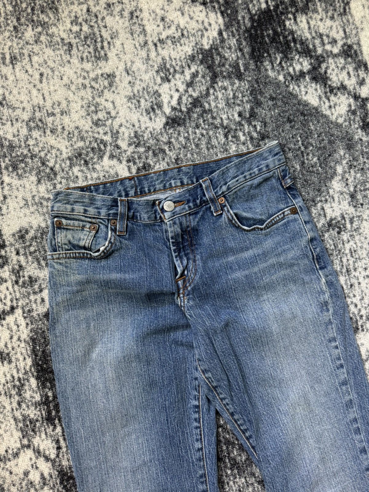 Lucky Brand Vintage Lucky Brand Made In USA Baggy Opium Denim Jeans Size 27" / US 4 / IT 40 - 6 Thumbnail