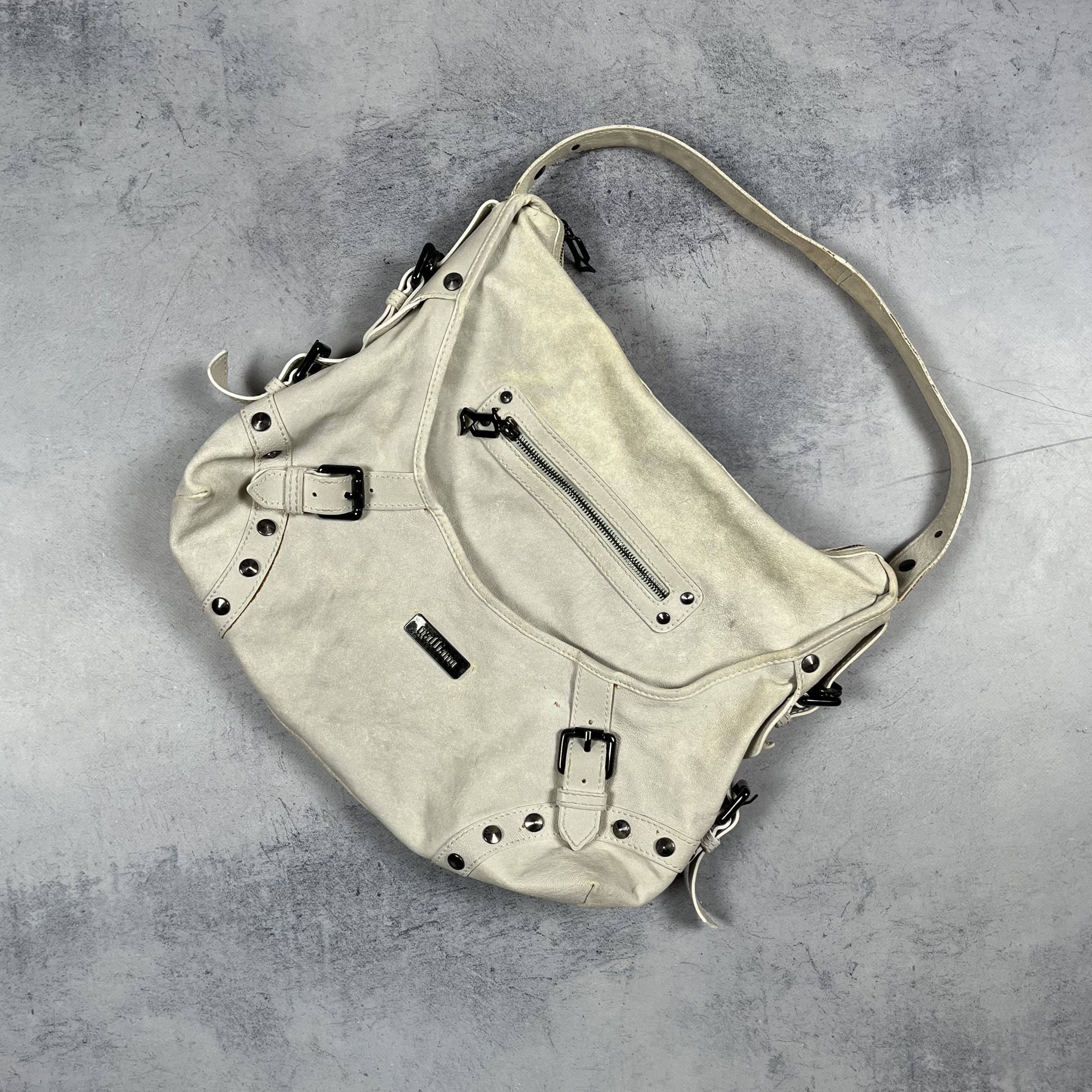 Vintage John Galliano Archive Y2K Newspaper Hobo Bag
