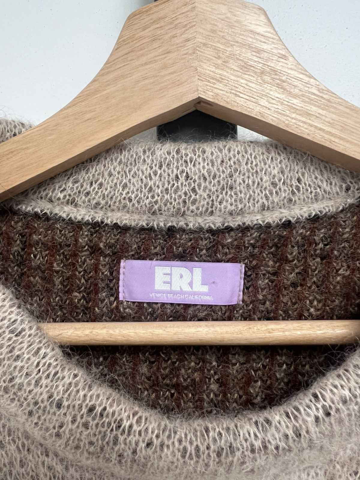 ERL Erl Bowy Mohair Knit Sweater Size US L / EU 52-54 / 3 - 5 Thumbnail