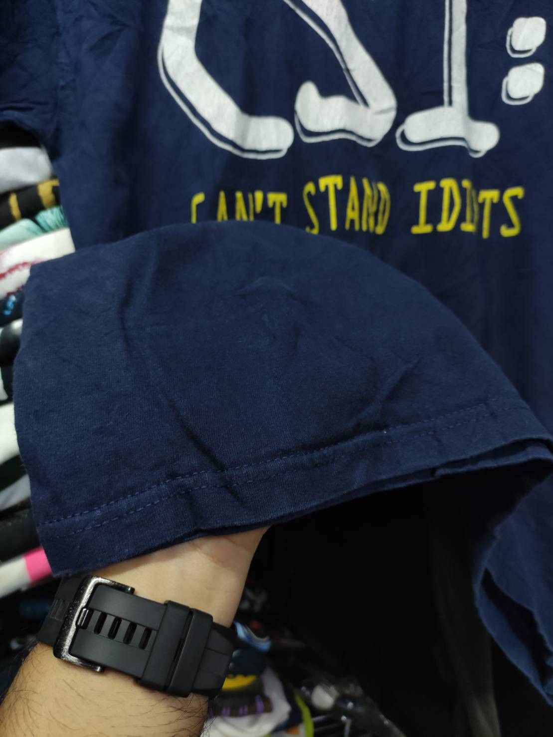 Vintage Vtg 00's CSI: Cant Stand Idiots Parody Funny T-Shirt Size US XL / EU 56 / 4 - 7 Thumbnail