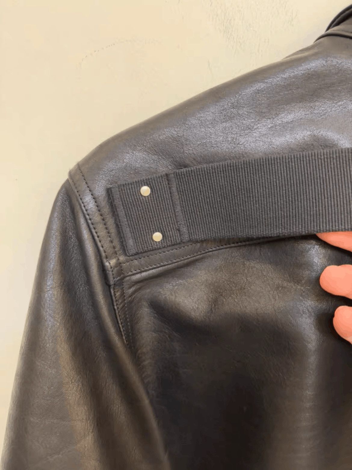 Rick Owens Sz 48 Rick Owens 19AW Leather Shirt Jacket Size US M / EU 48-50 / 2 - 7 Thumbnail