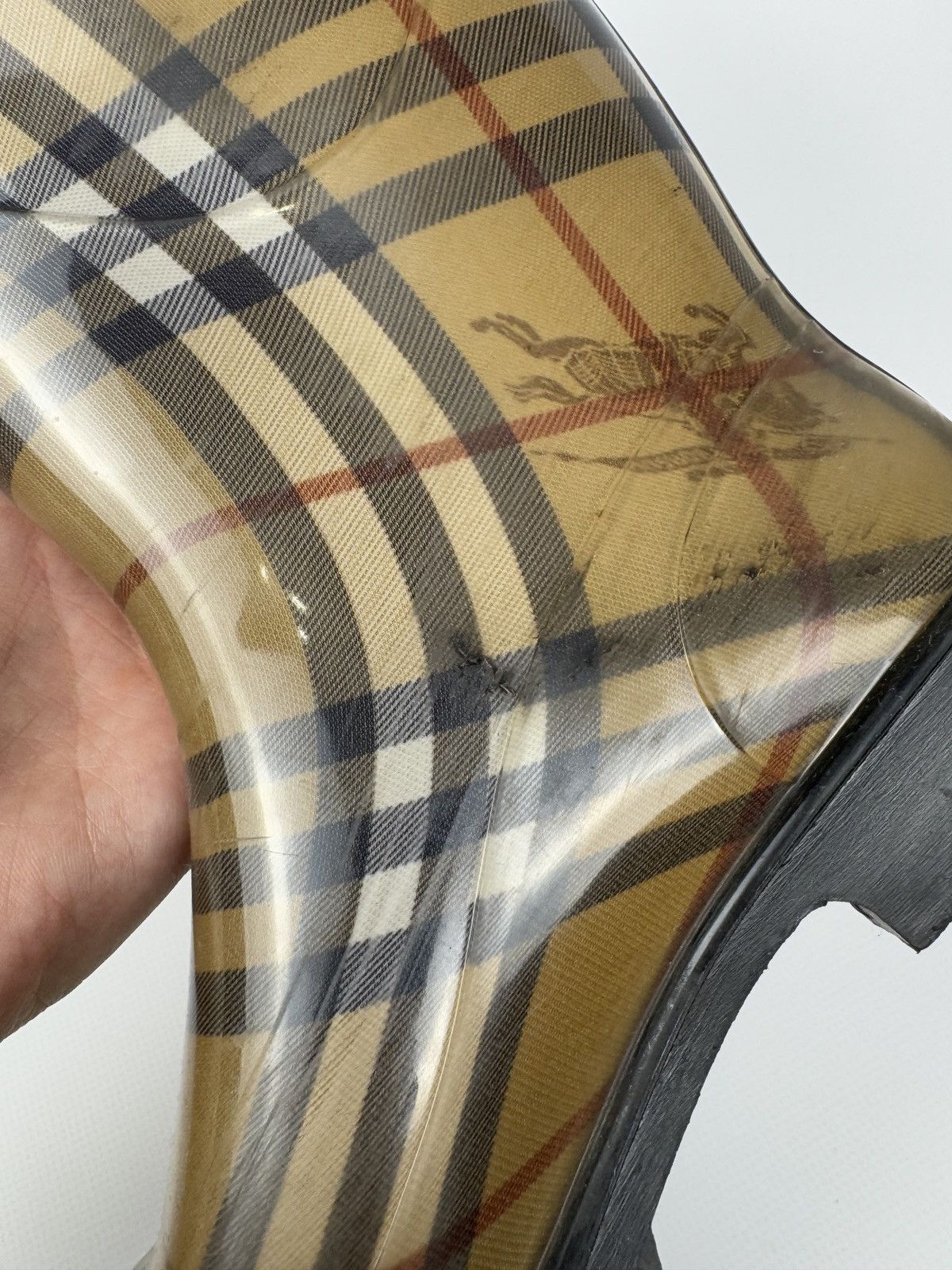 Burberry Burberry Rain Boots Nova Check Y2K Size US 6 / IT 36 - 11 Thumbnail