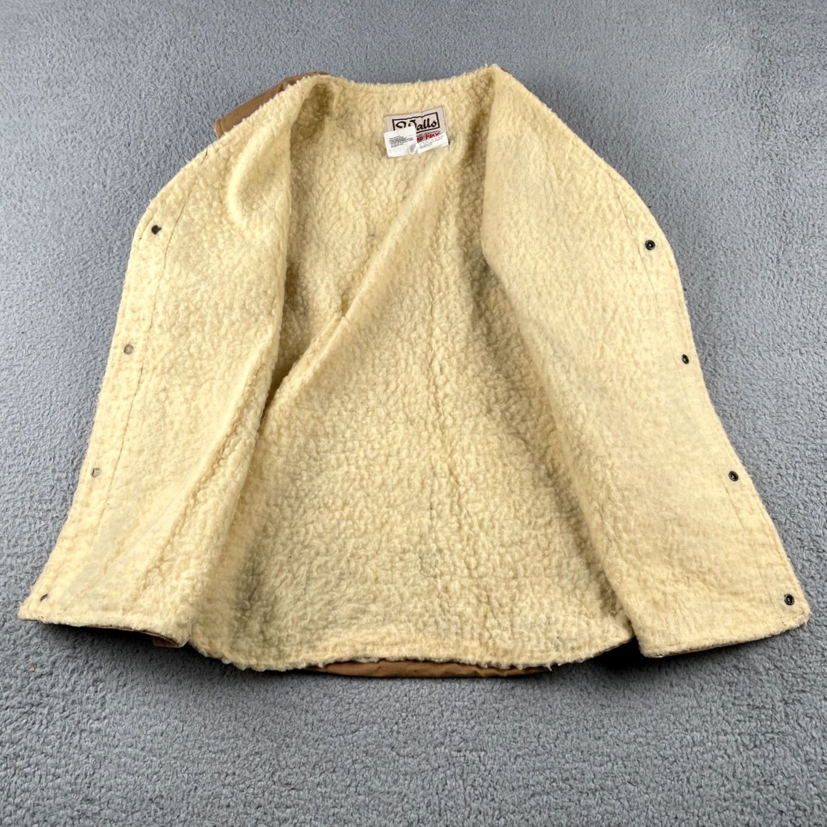 Walls VINTAGE Walls Blizzard Pruf Workwear Vest Mens L Brown Fleece Lined USA 90s Size US L / EU 52-54 / 3 - 7 Thumbnail