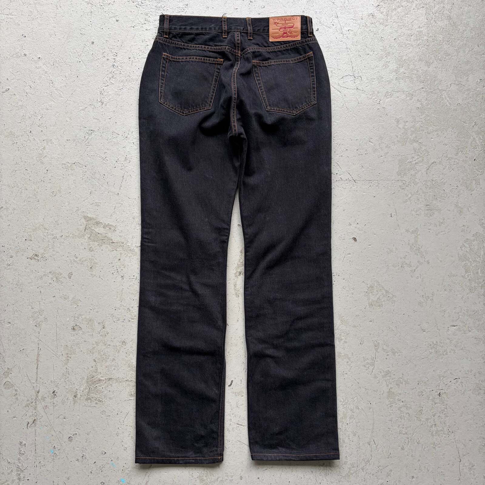 Y/Project Y Project Black Panel Buttons Jeans (30) Size US 30 / EU 46 - 3 Thumbnail