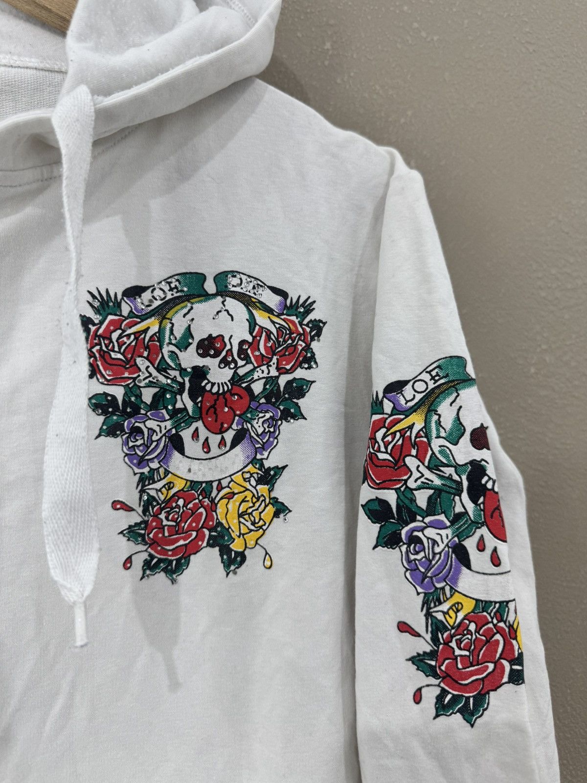 Ed Hardy Vintage Hoodie Full Zip Skull Kills ed hardy like Y2K Japan Size M / US 6-8 / IT 42-44 - 3 Thumbnail